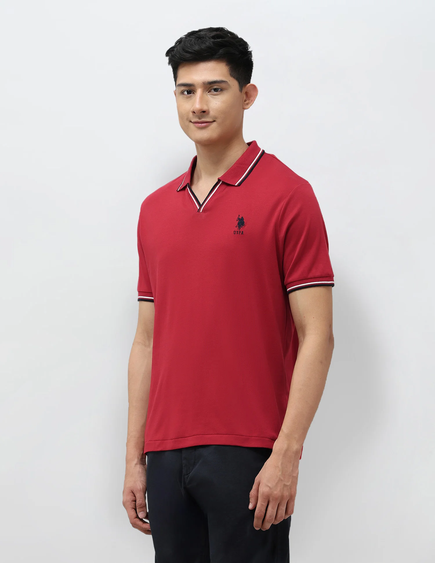 Pure Cotton Slim Fit Polo Shirt - Image 4