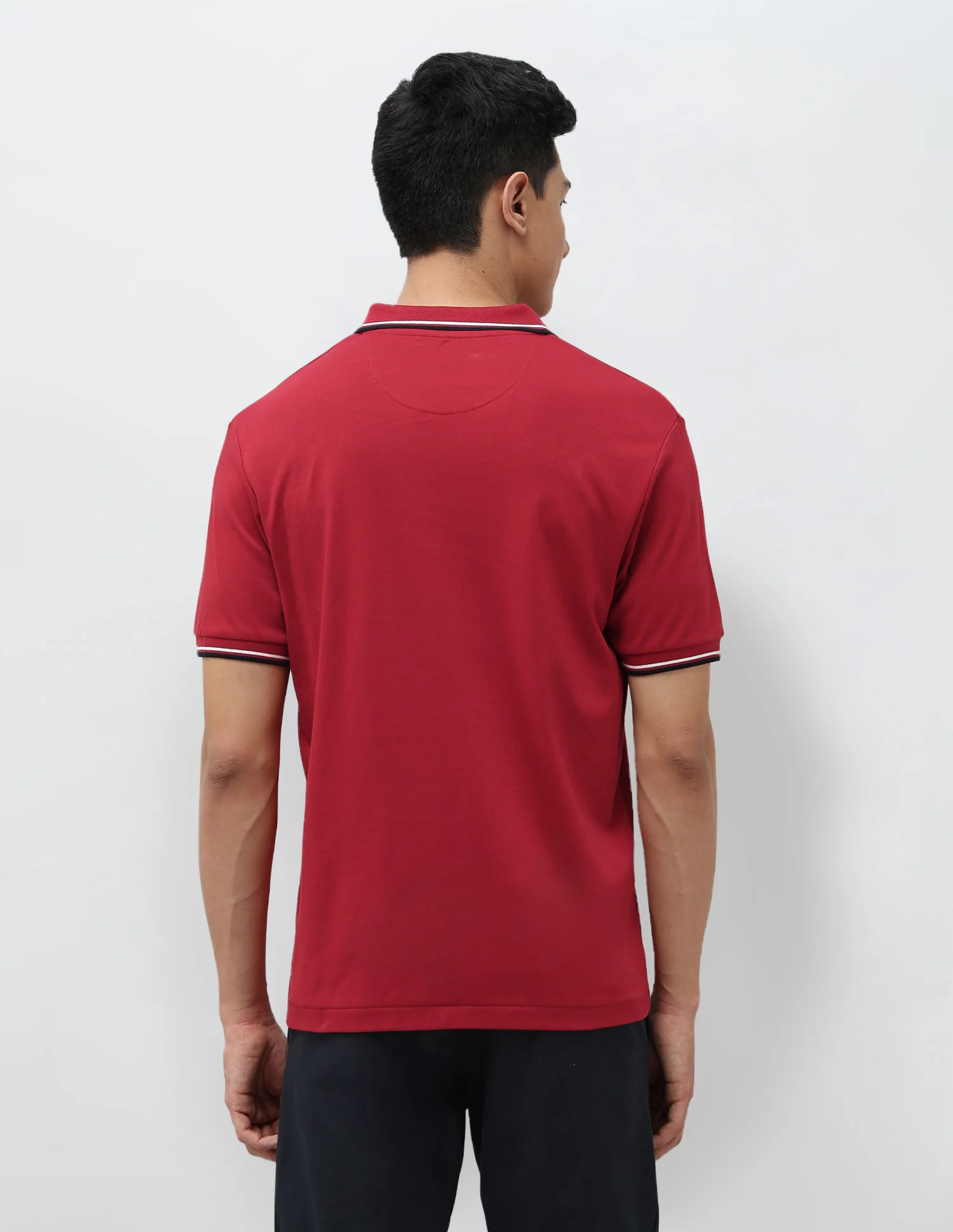 Pure Cotton Slim Fit Polo Shirt - Image 5