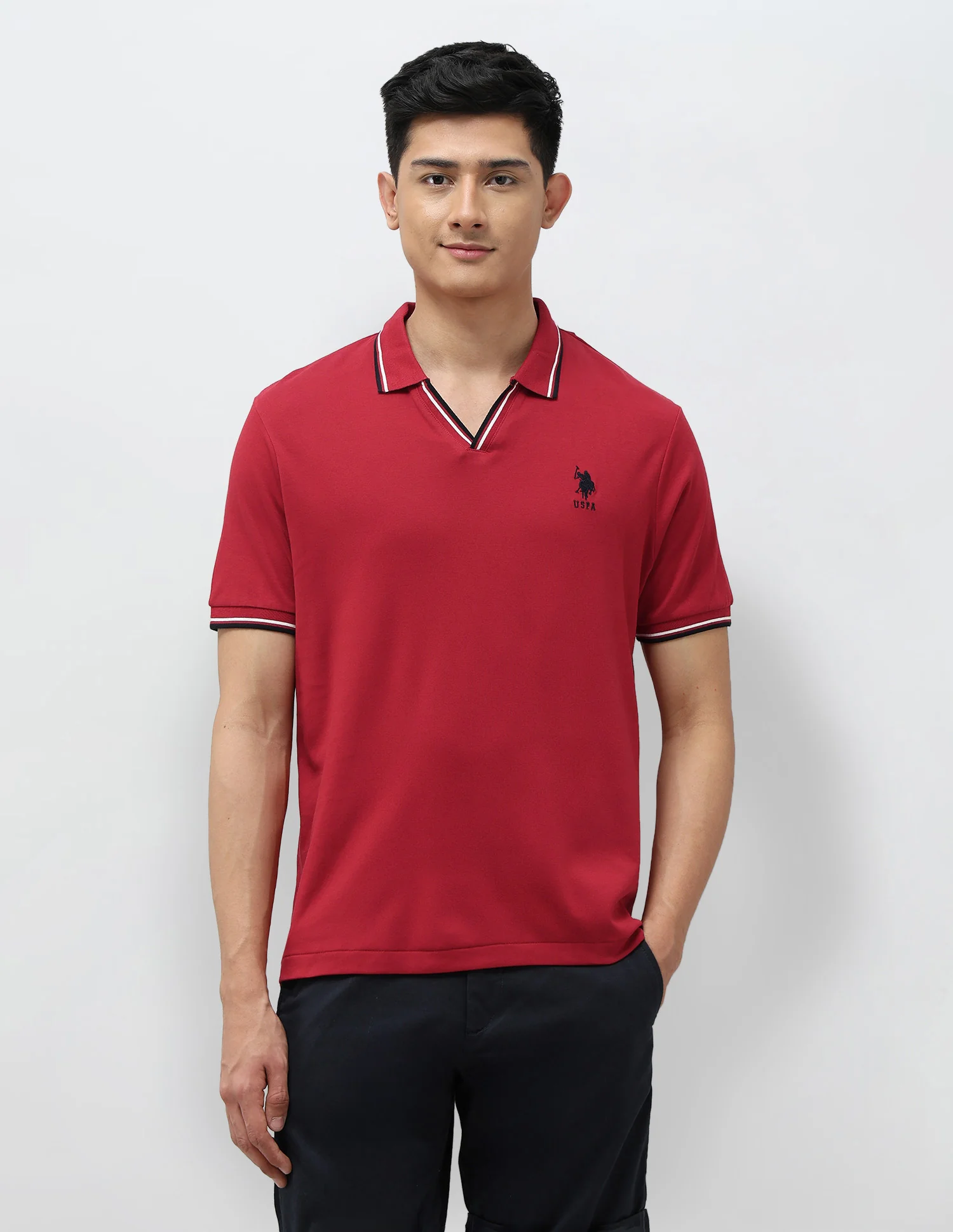 Pure Cotton Slim Fit Polo Shirt - Image 6