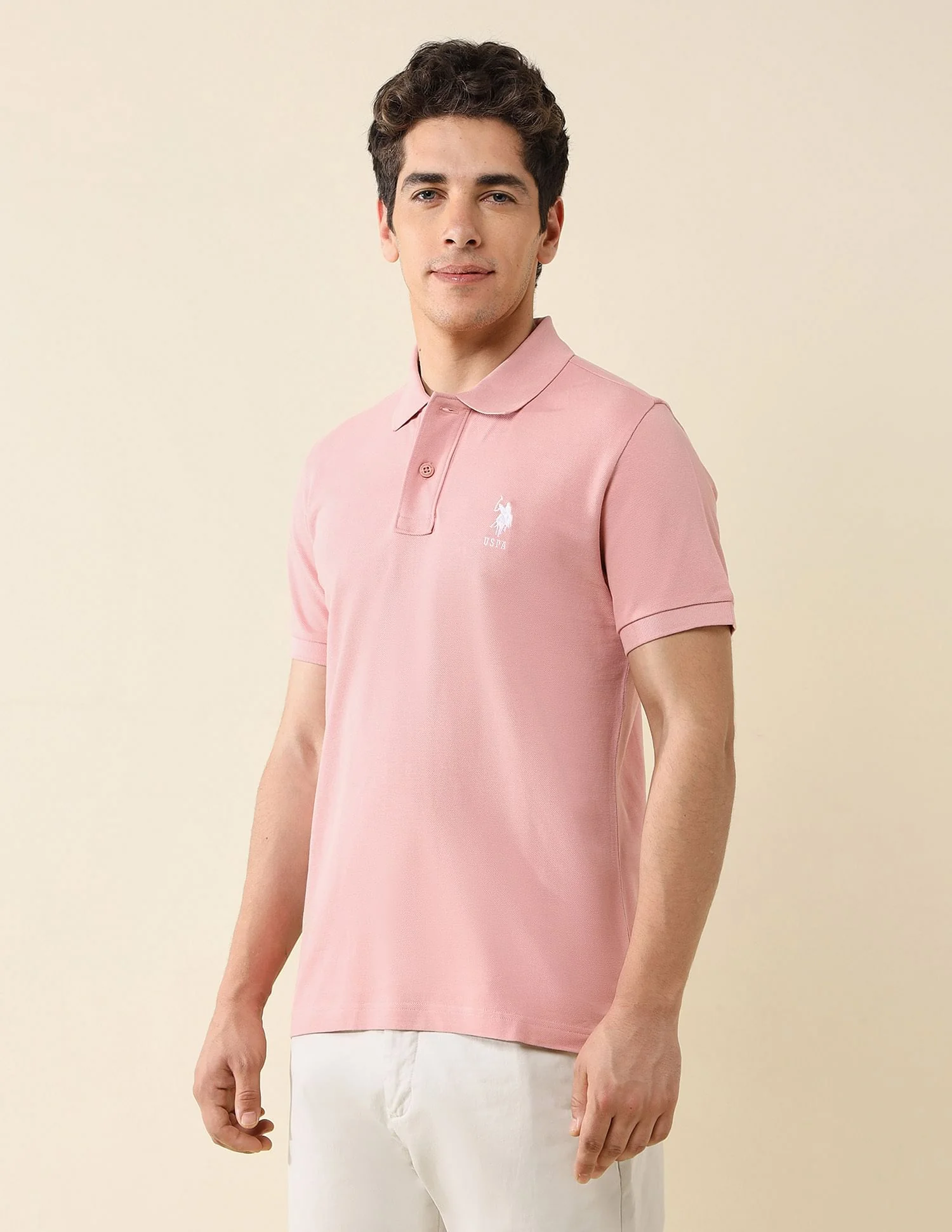 Pure Cotton Slim Fit Polo Shirt - Image 4