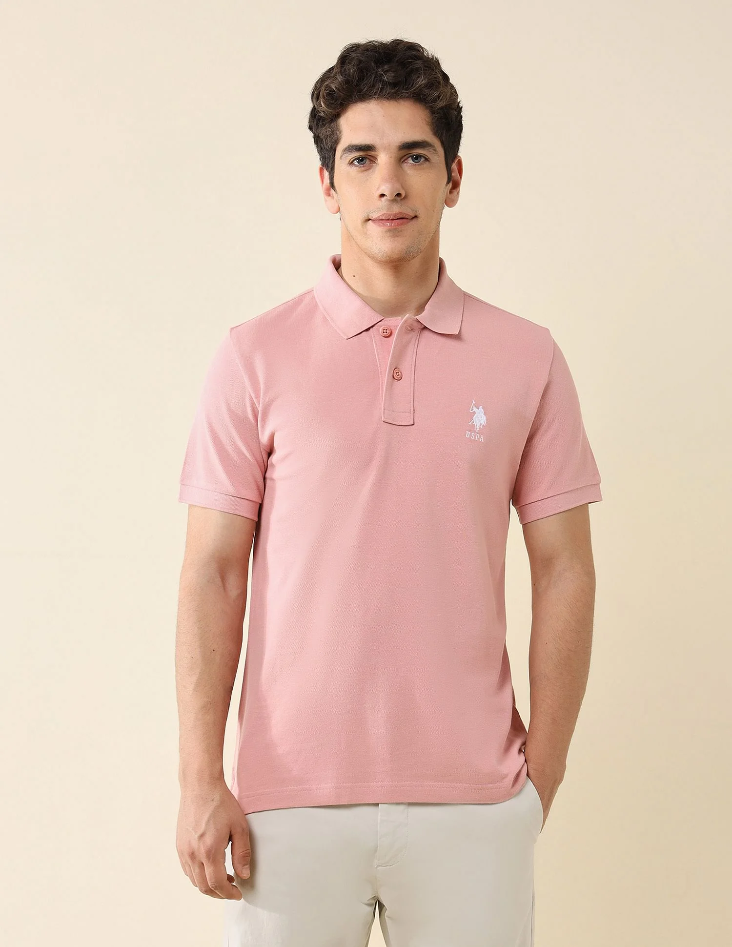 Pure Cotton Slim Fit Polo Shirt - Image 6
