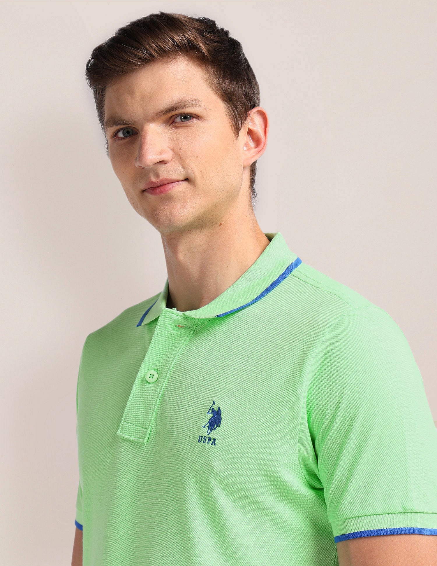 Pure Cotton Slim Fit Polo Shirt - Image 7