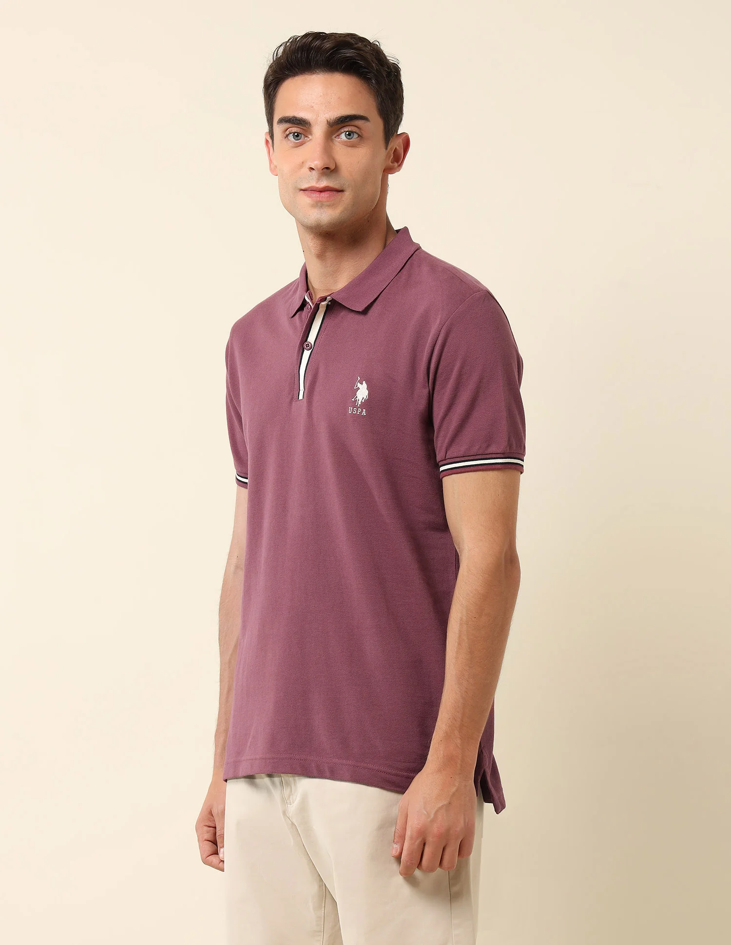 Pure Cotton Slim Fit Polo Shirt - Image 4