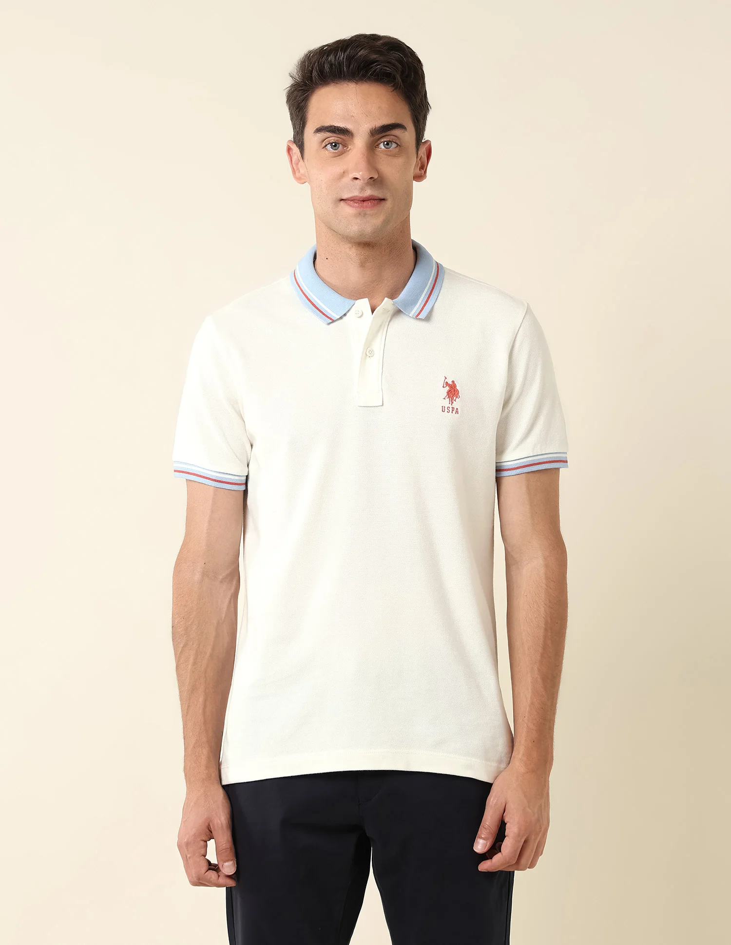 Pure Cotton Slim Fit Polo Shirt - Image 6