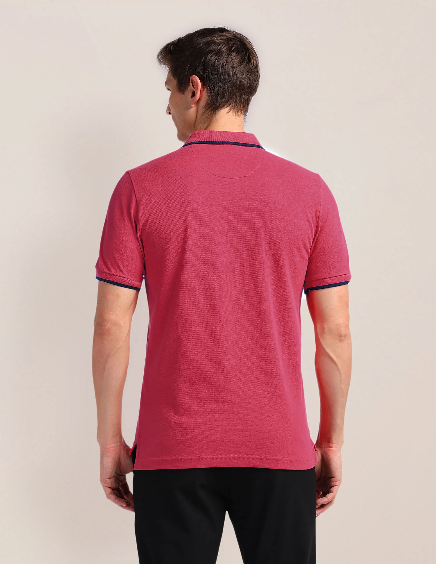 Pure Cotton Slim Fit Polo Shirt - Image 5