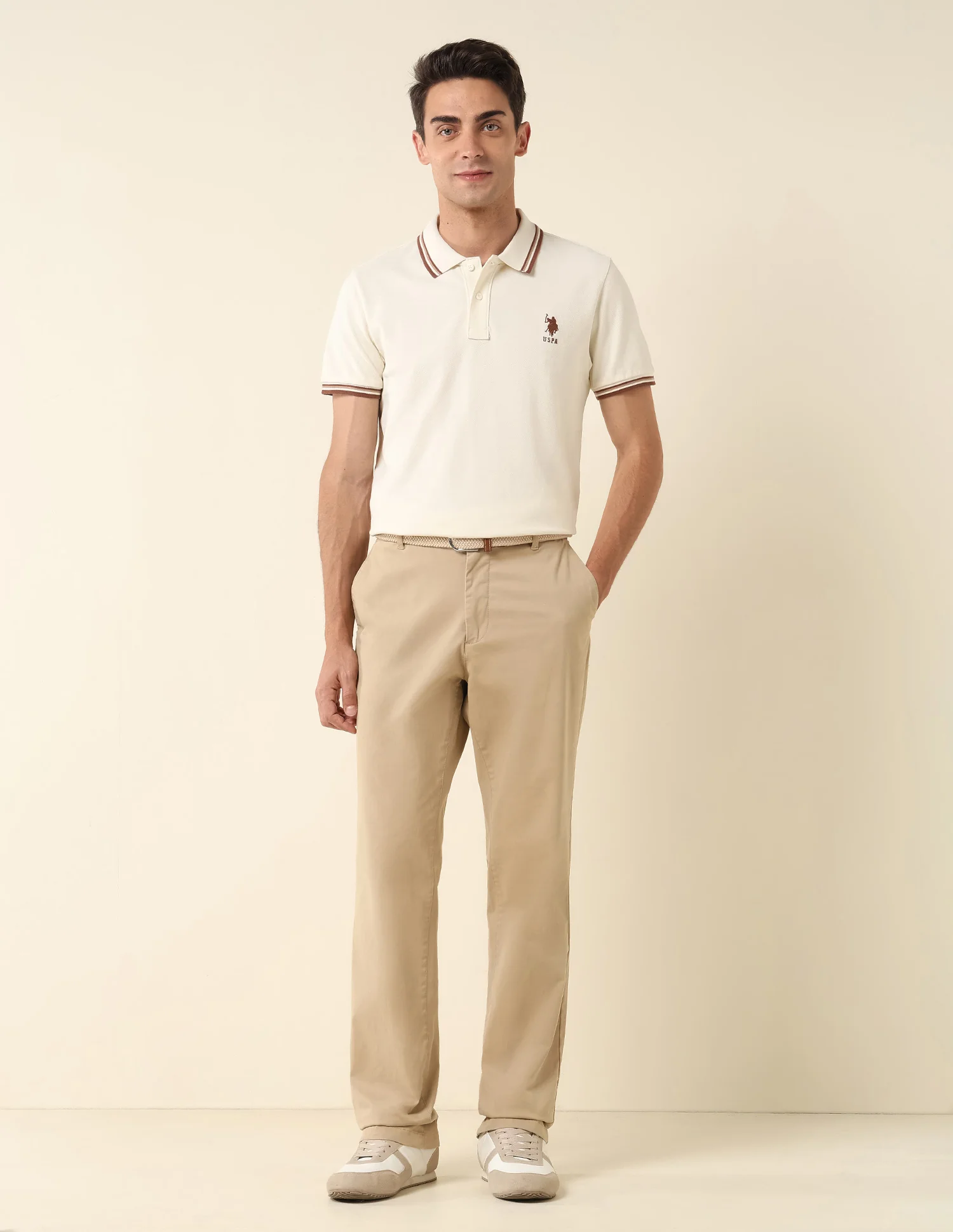 Pure Cotton Slim Fit Polo Shirt - Image 3