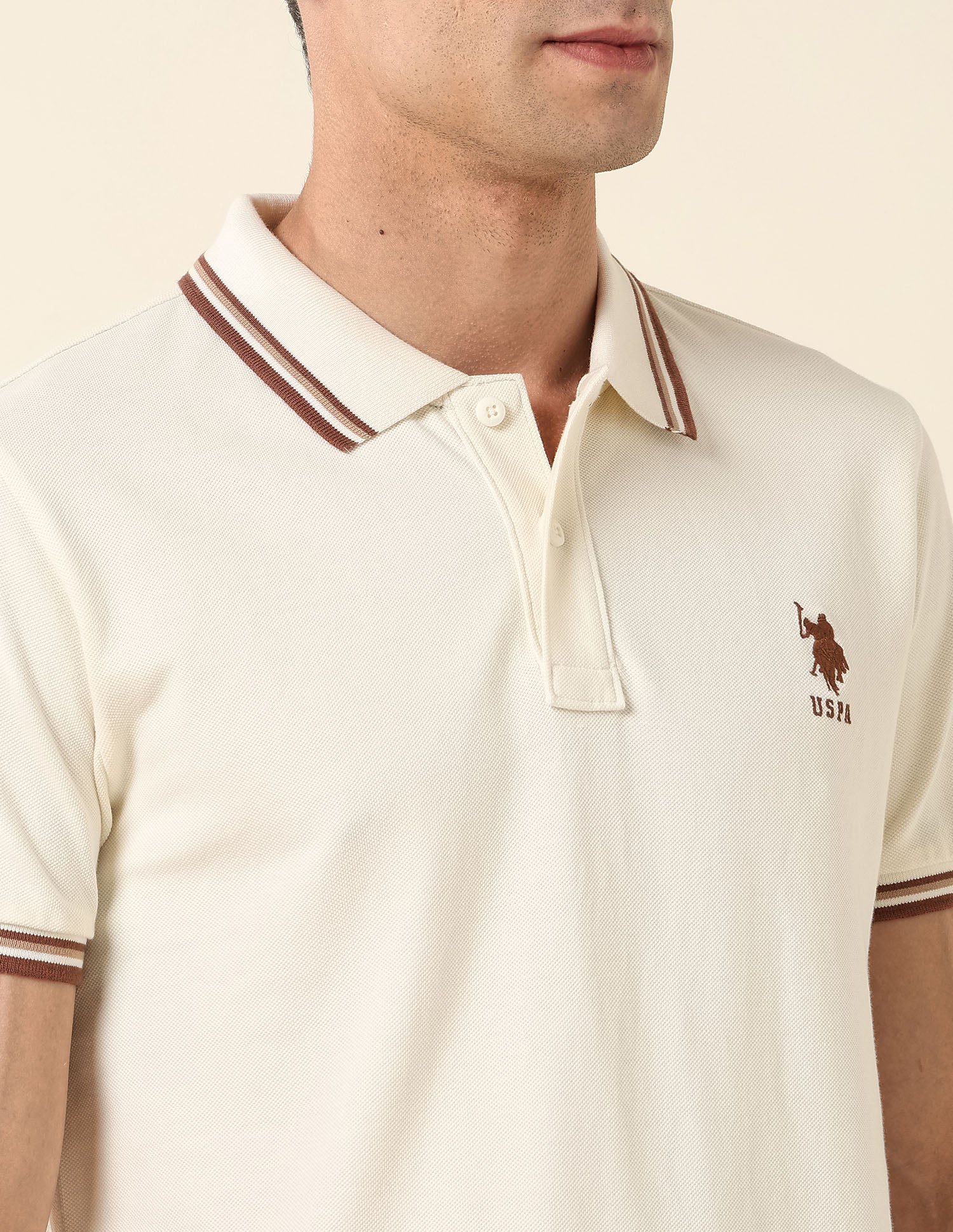 Pure Cotton Slim Fit Polo Shirt - Image 7