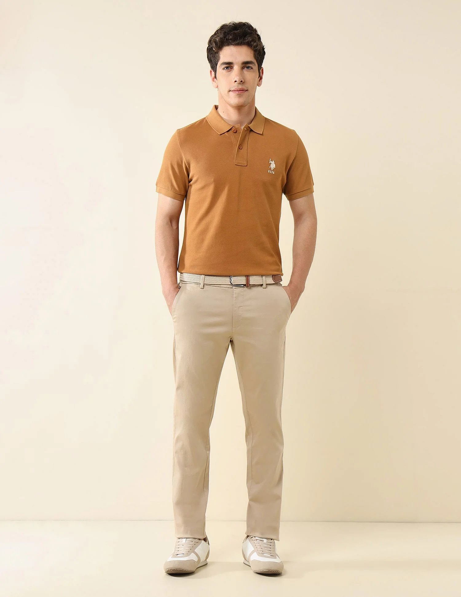 Pure Cotton Slim Fit Polo Shirt - Image 3
