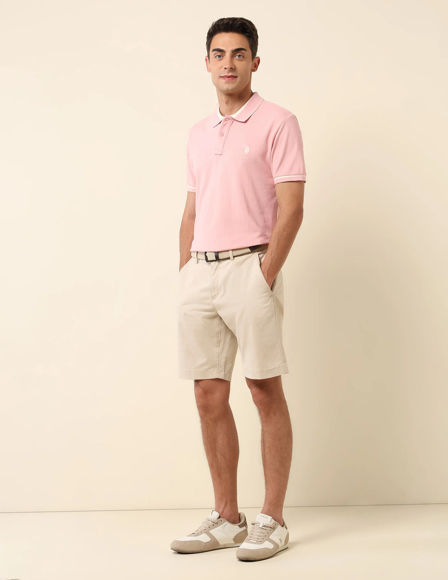Pure Cotton Slim Fit Polo Shirt - Image 3