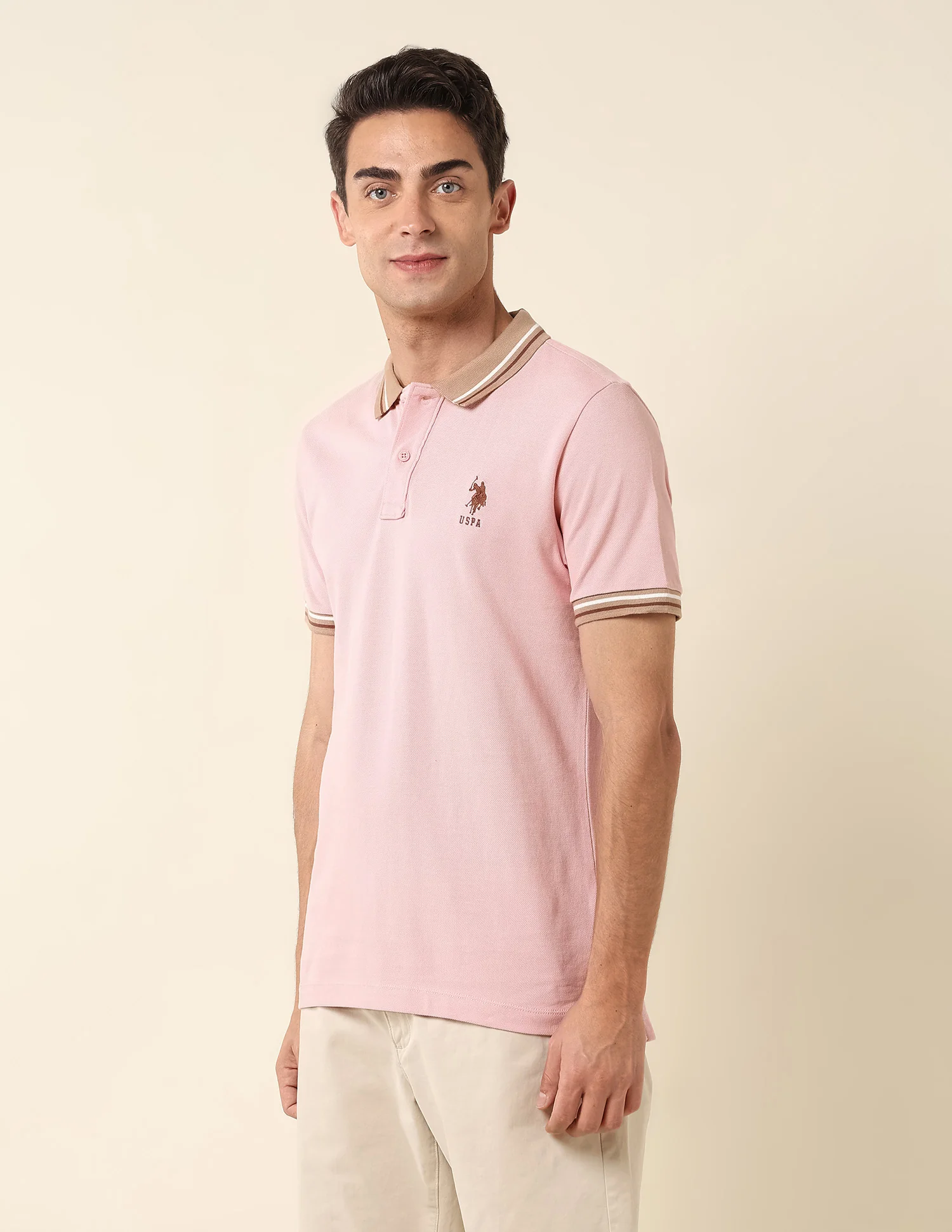 Pure Cotton Slim Fit Polo Shirt - Image 4