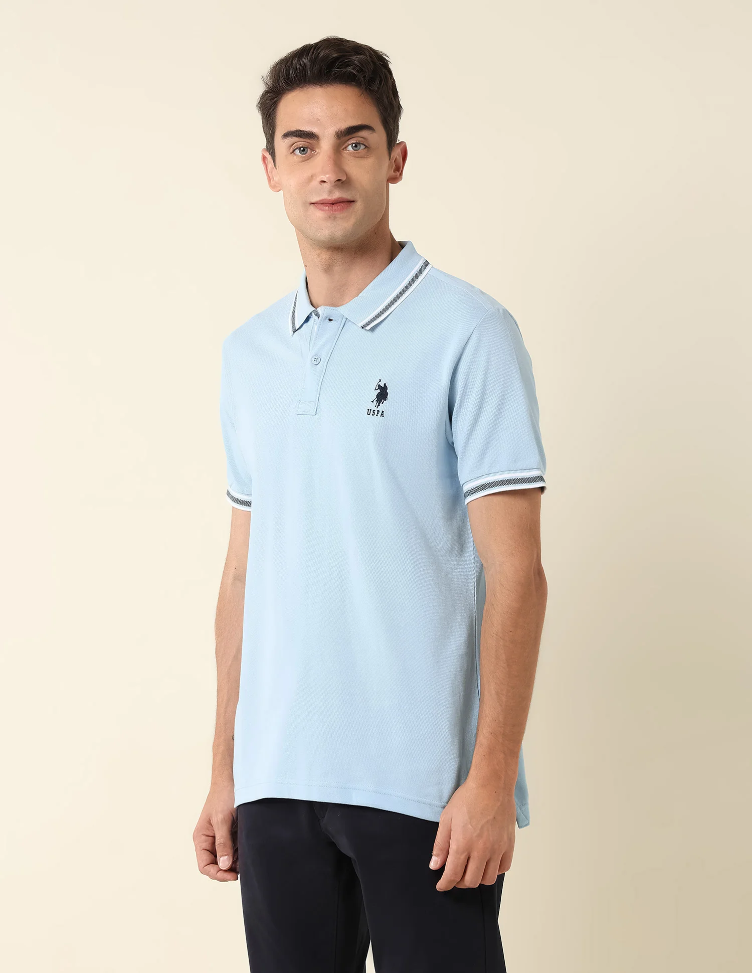 Pure Cotton Slim Fit Polo Shirt - Image 4