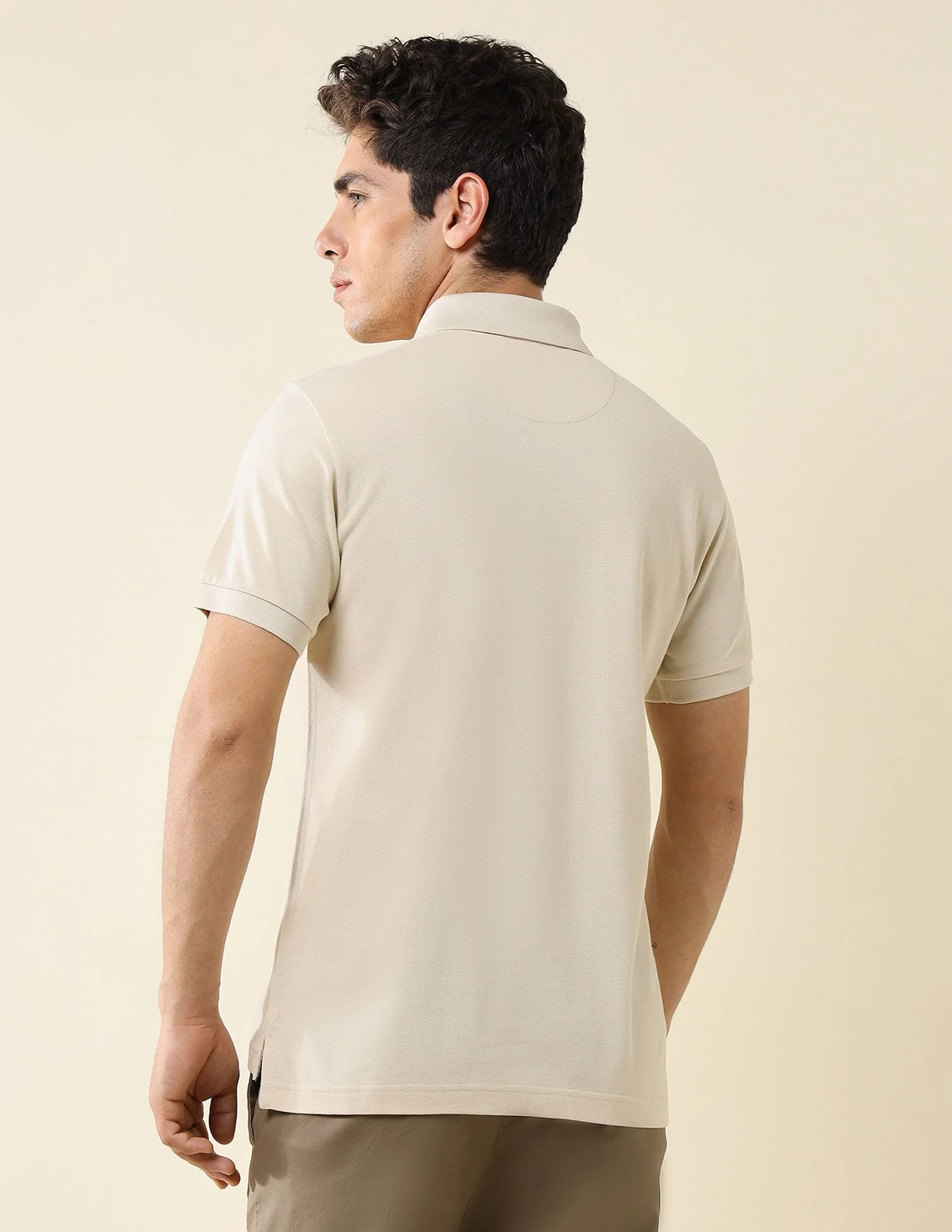 Pure Cotton Slim Fit Polo Shirt - Image 5