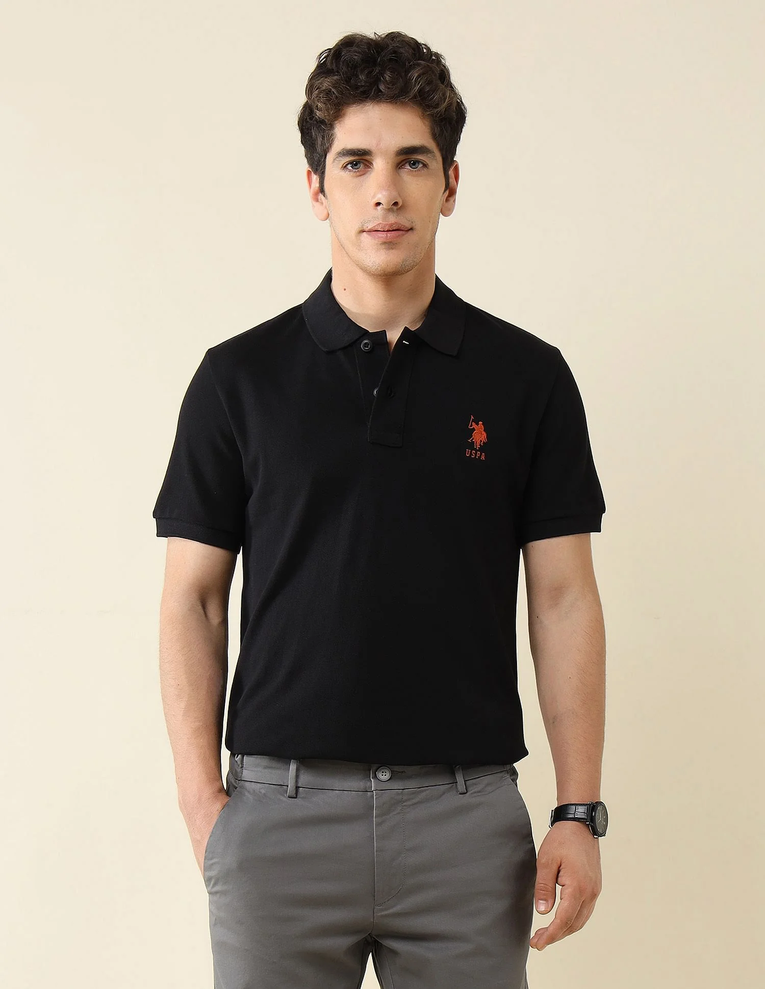 Pure Cotton Slim Fit Polo Shirt