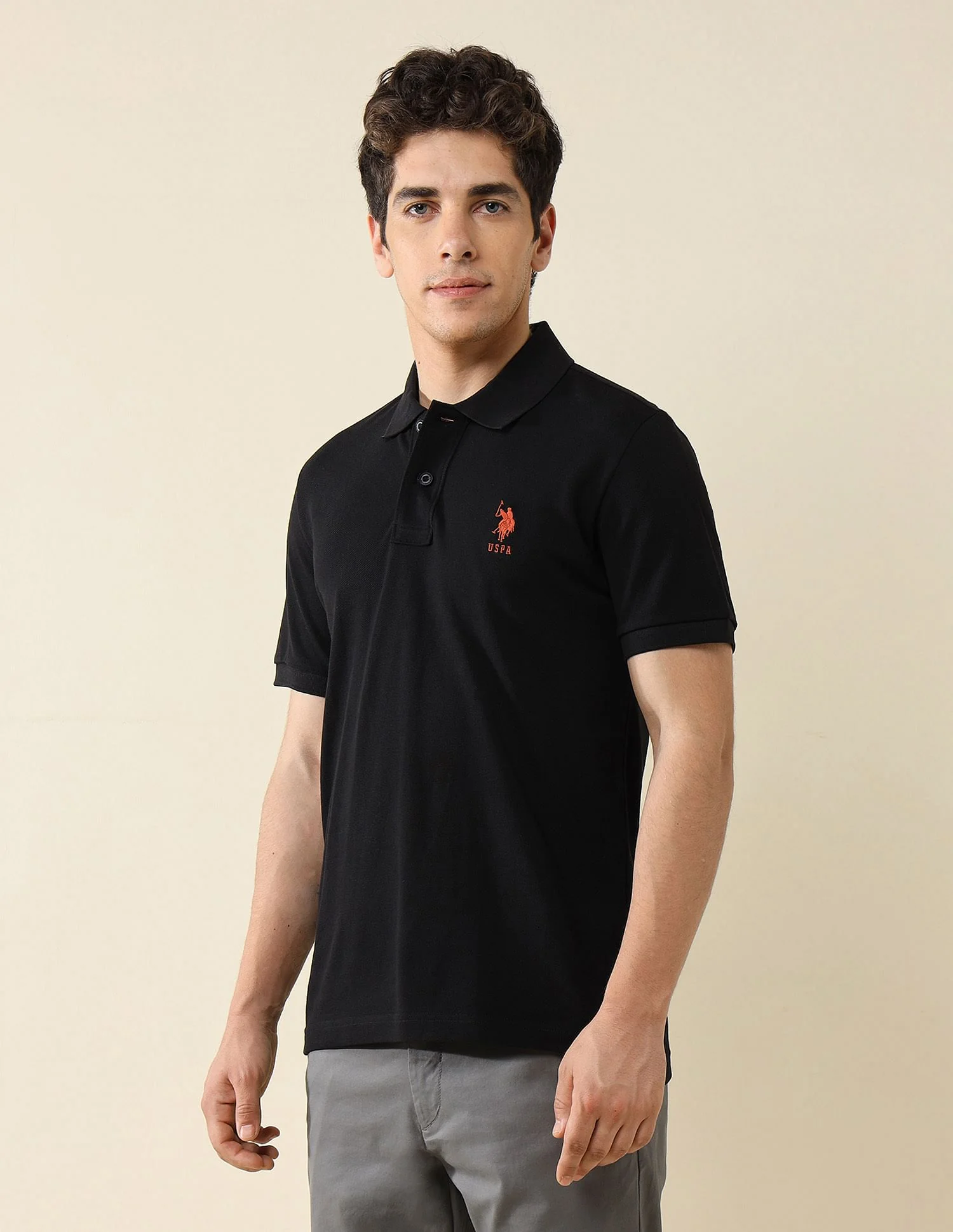 Pure Cotton Slim Fit Polo Shirt - Image 4