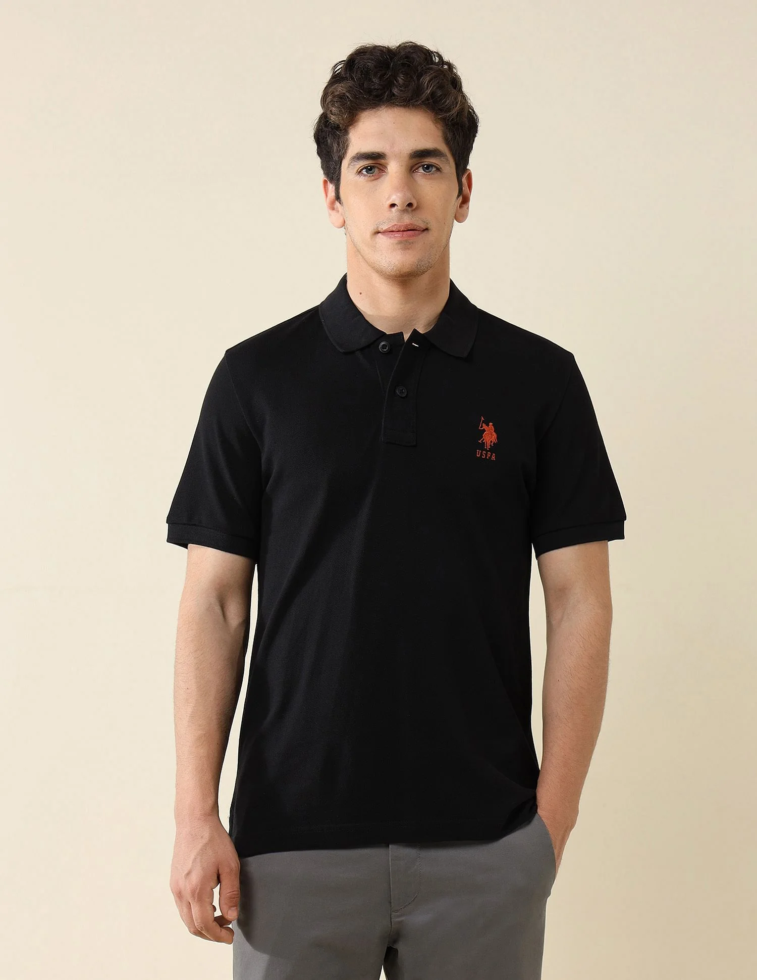 Pure Cotton Slim Fit Polo Shirt - Image 6