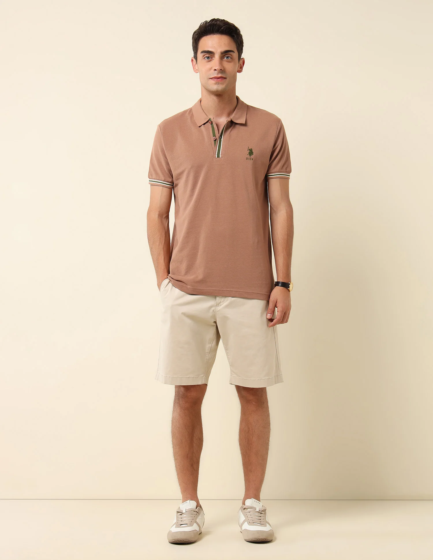 Pure Cotton Slim Fit Polo Shirt - Image 3