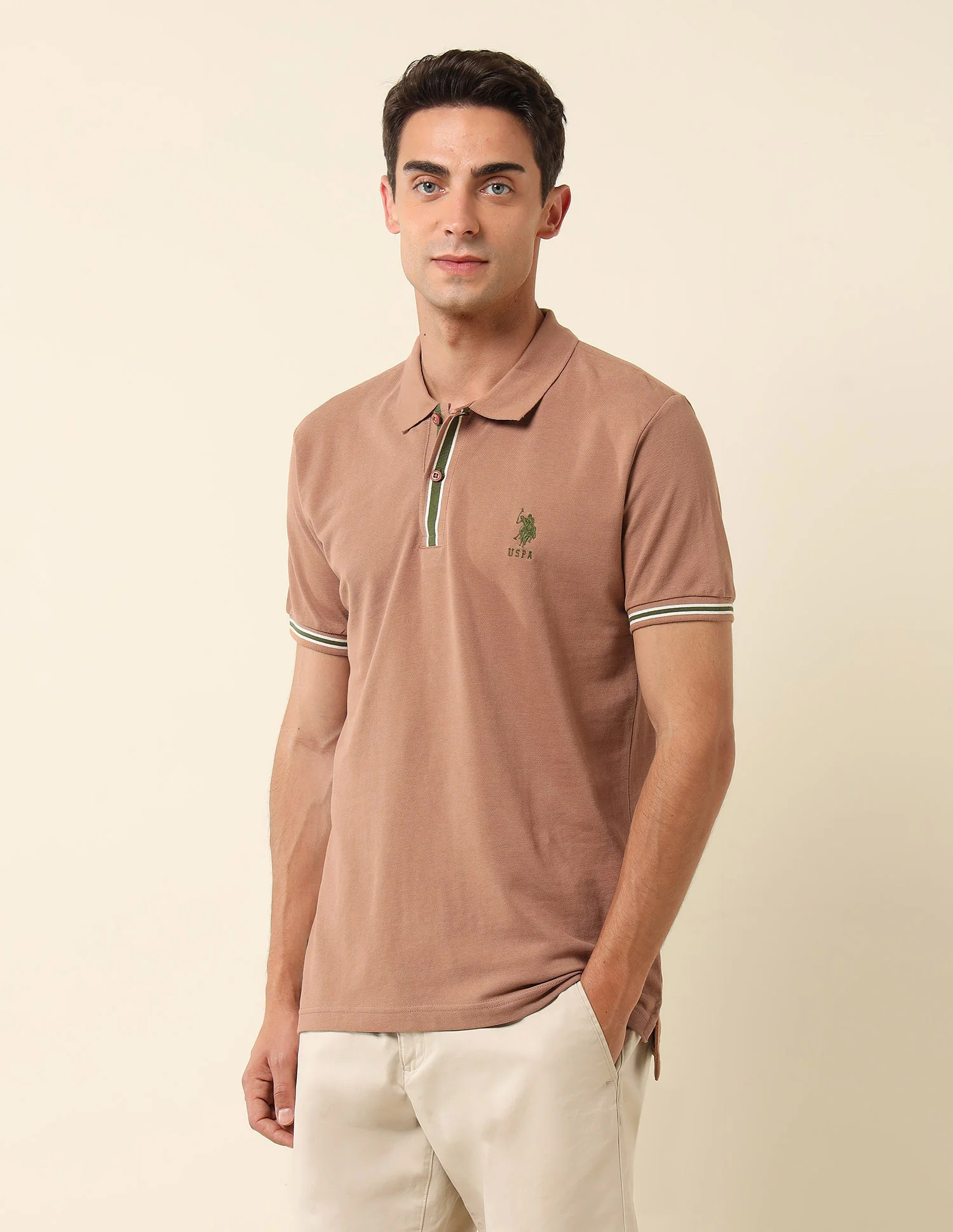Pure Cotton Slim Fit Polo Shirt - Image 4