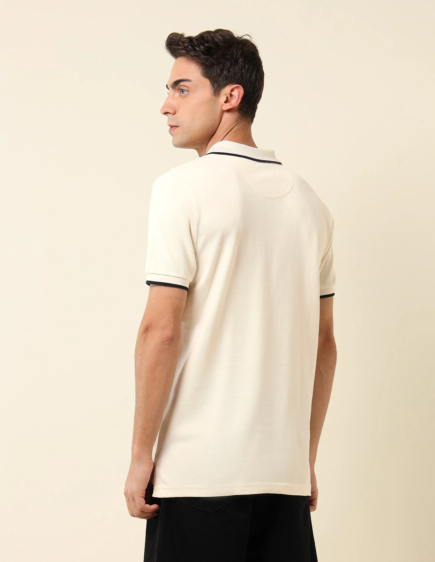 Pure Cotton Slim Fit Polo Shirt - Image 5
