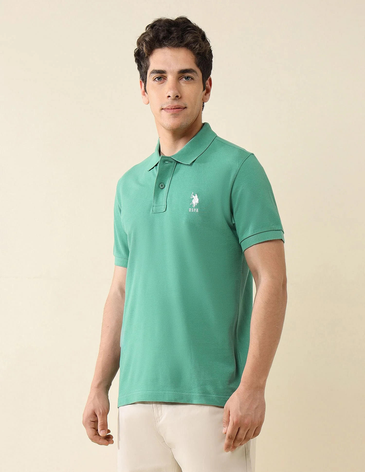 Pure Cotton Slim Fit Polo Shirt - Image 4