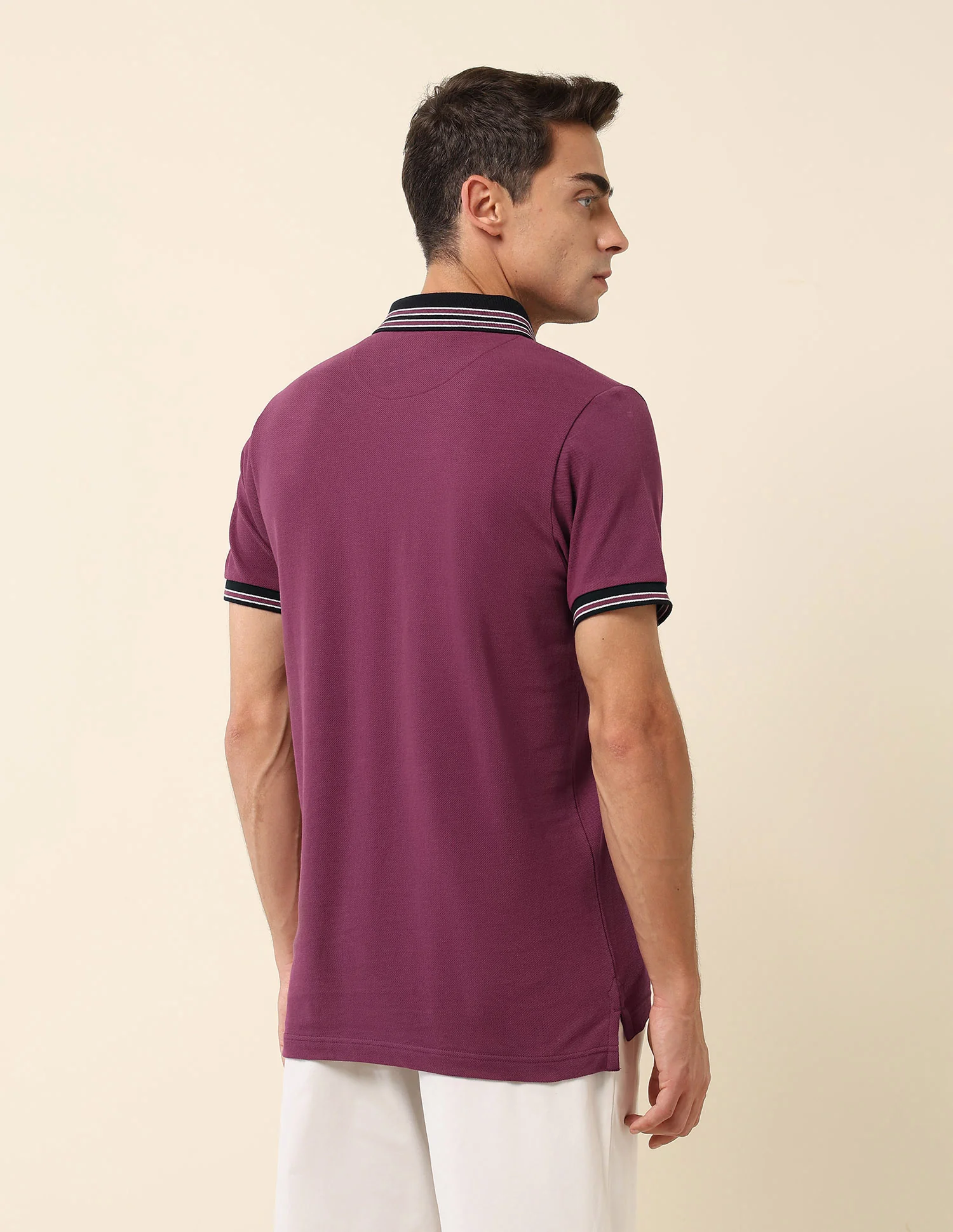 Pure Cotton Slim Fit Polo Shirt - Image 5