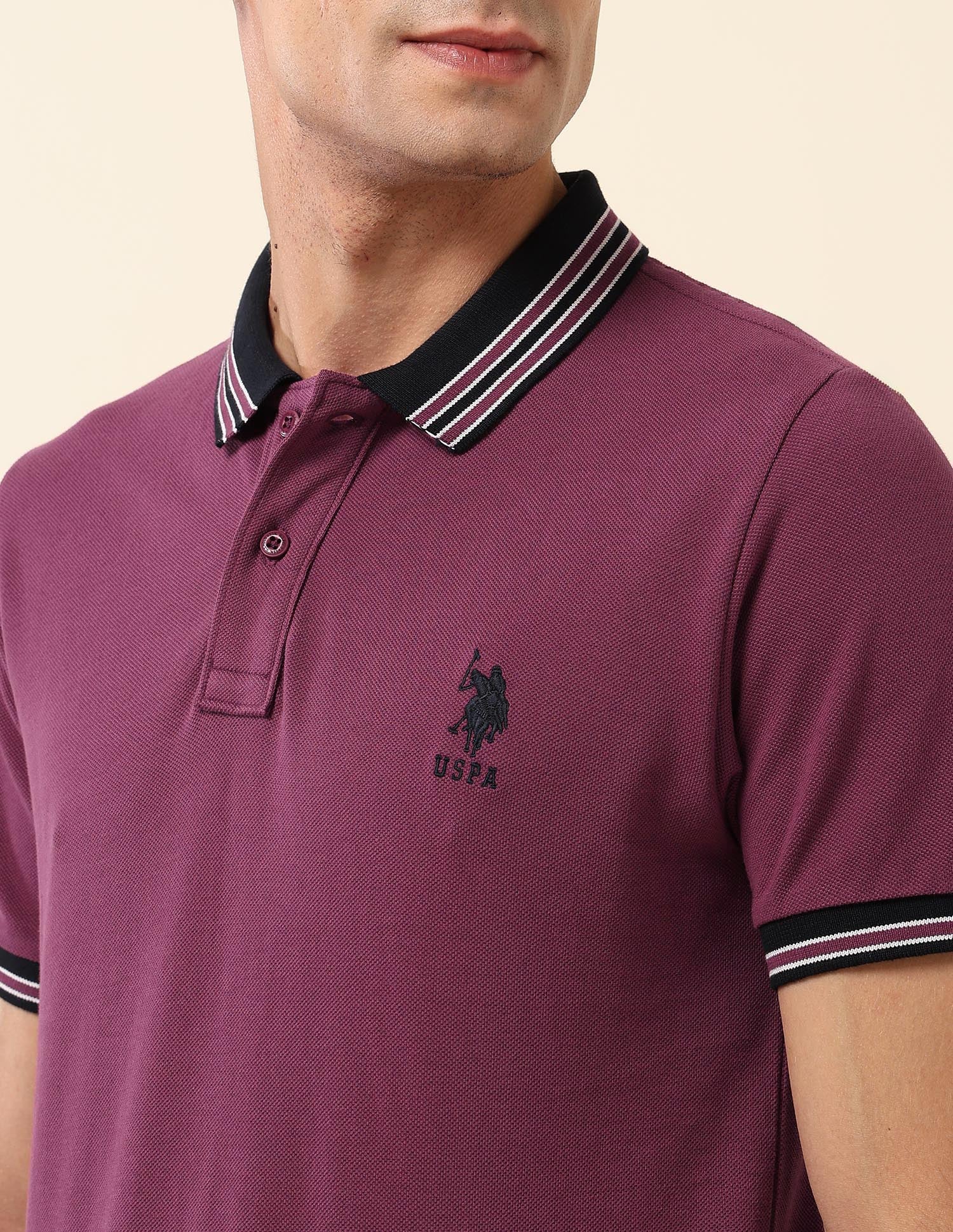 Pure Cotton Slim Fit Polo Shirt - Image 7