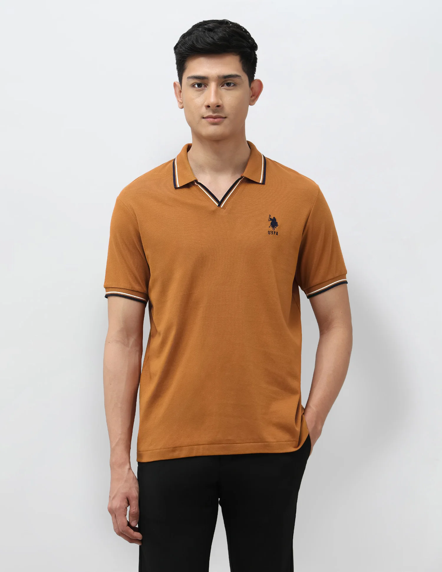Pure Cotton Slim Fit Polo Shirt - Image 6