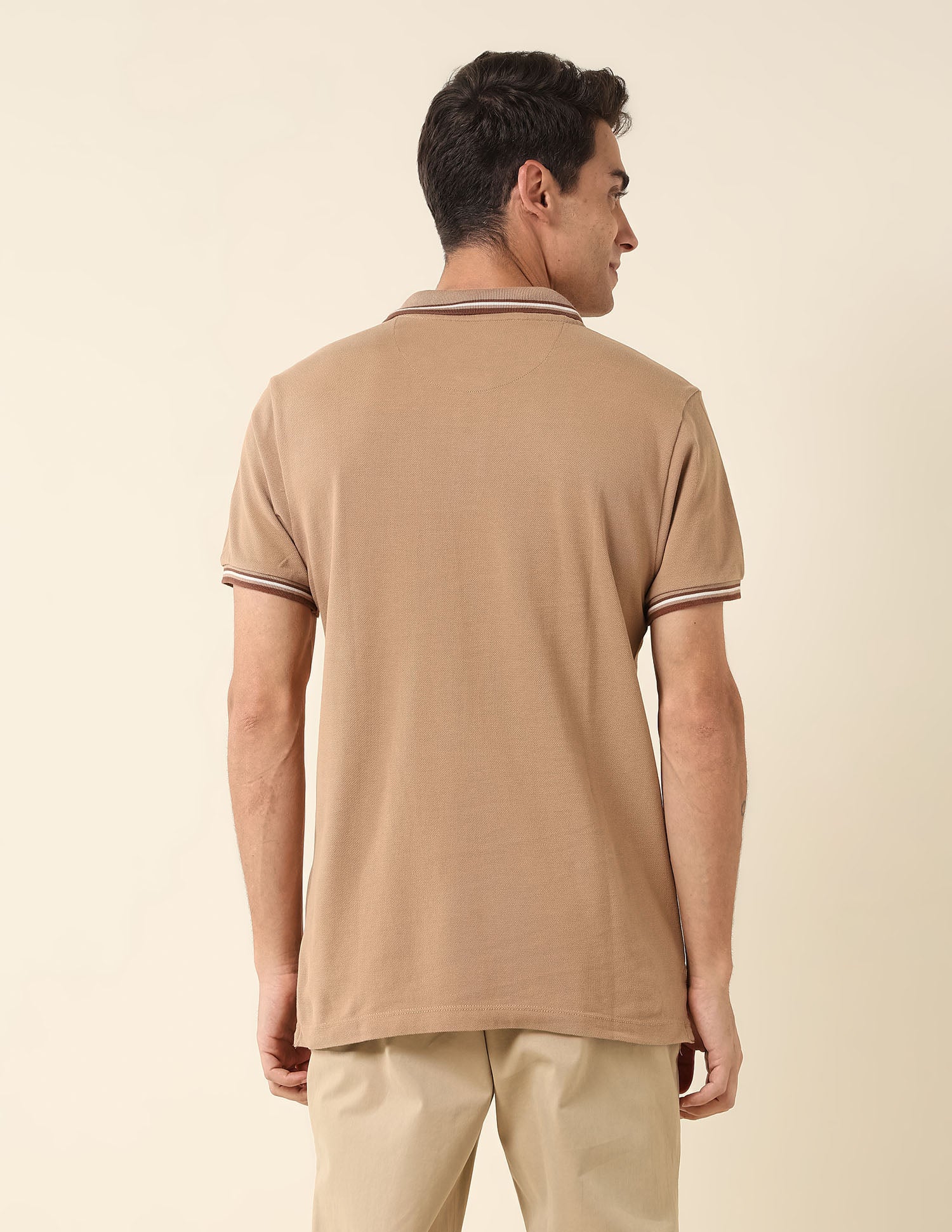 Pure Cotton Slim Fit Polo Shirt - Image 5
