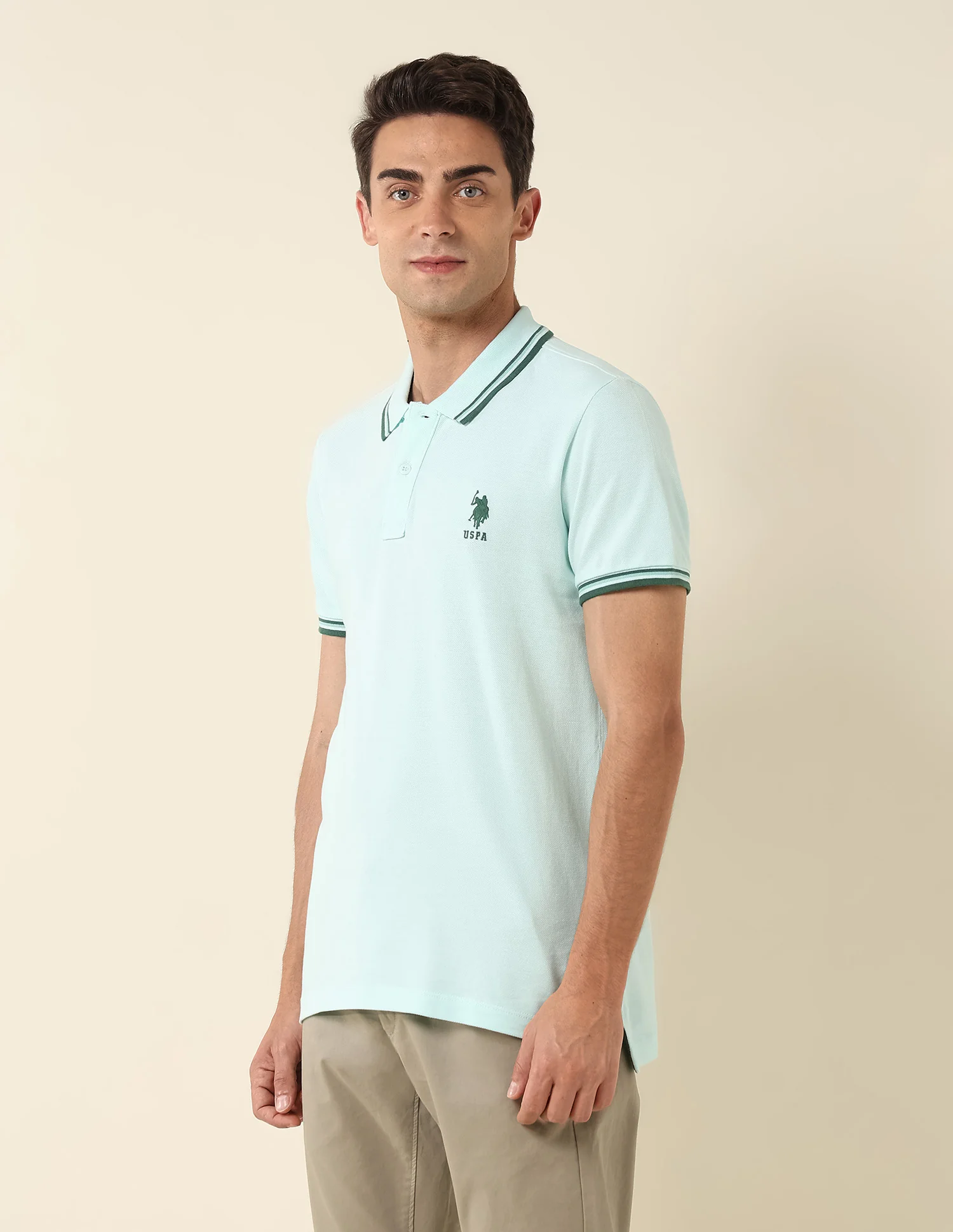 Pure Cotton Slim Fit Polo Shirt - Image 4