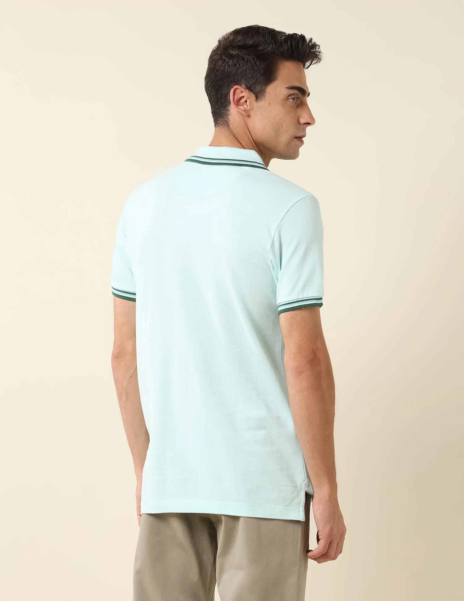 Pure Cotton Slim Fit Polo Shirt - Image 5