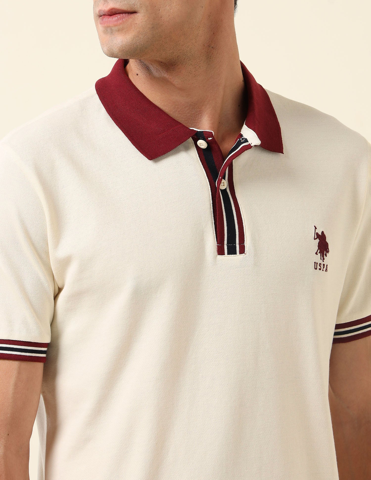 Pure Cotton Slim Fit Polo Shirt - Image 7