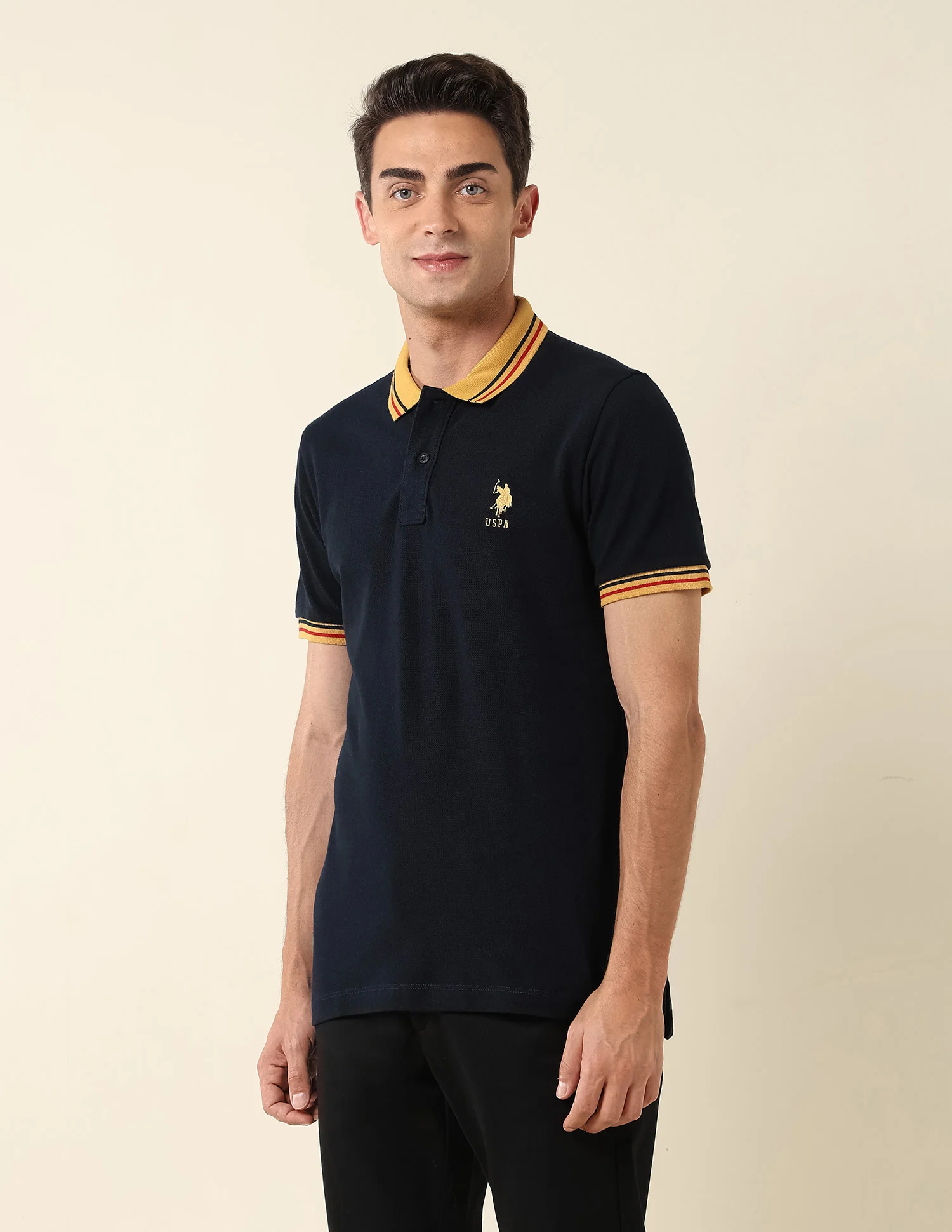 Pure Cotton Slim Fit Polo Shirt - Image 4