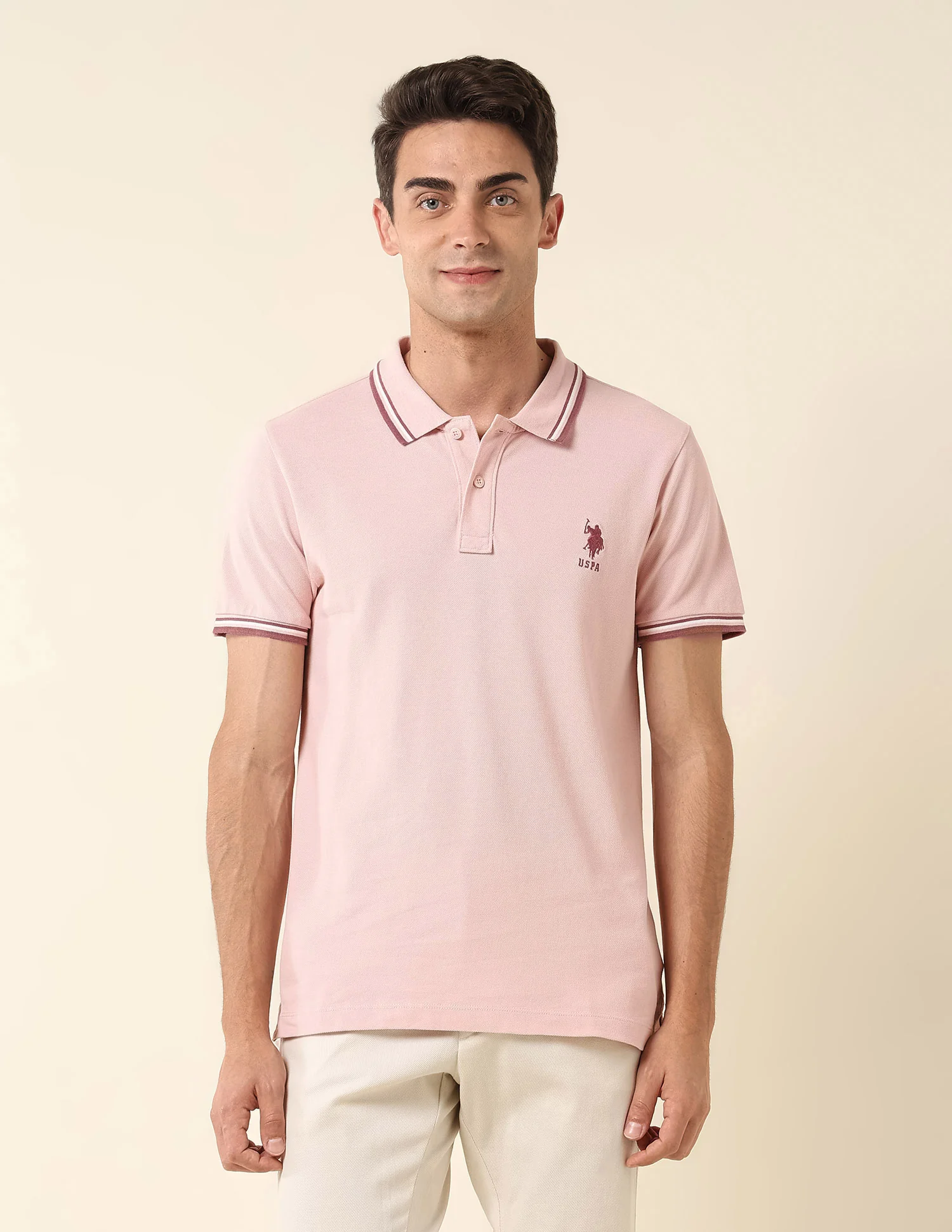 Pure Cotton Slim Fit Polo Shirt - Image 6