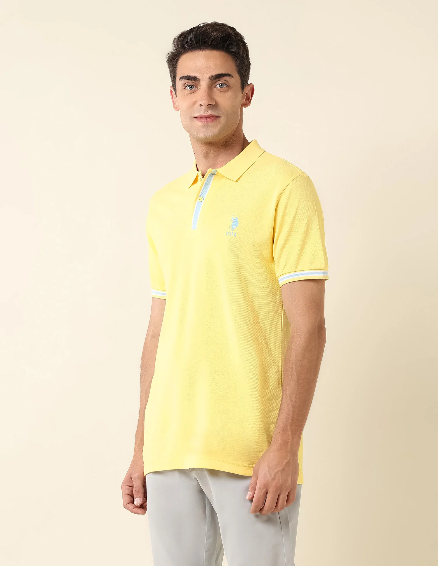 Pure Cotton Slim Fit Polo Shirt - Image 4