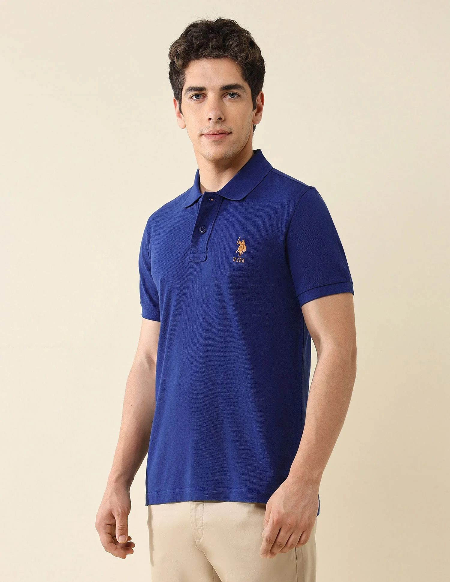 Pure Cotton Slim Fit Polo Shirt - Image 4