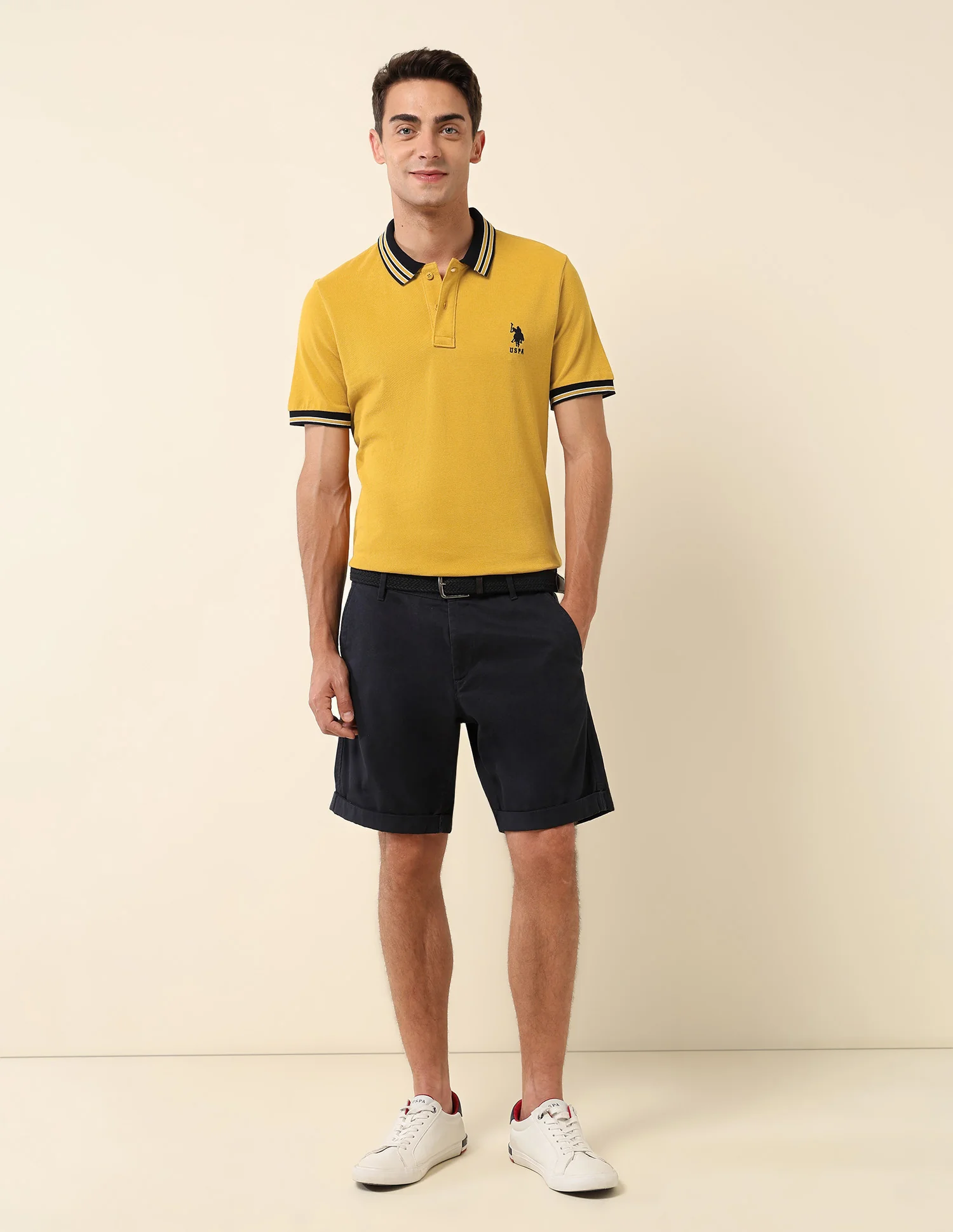Pure Cotton Slim Fit Polo Shirt - Image 3