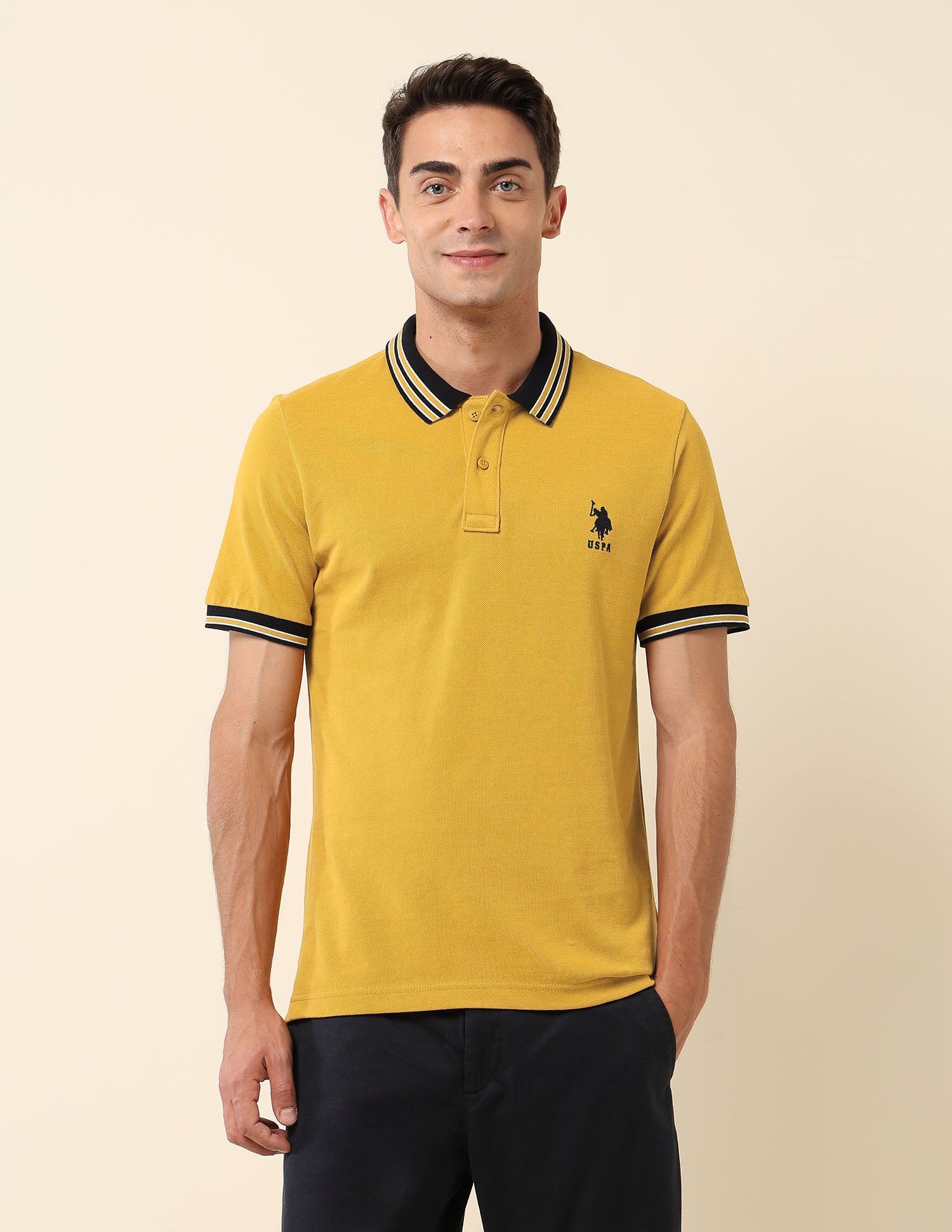 Pure Cotton Slim Fit Polo Shirt - Image 6