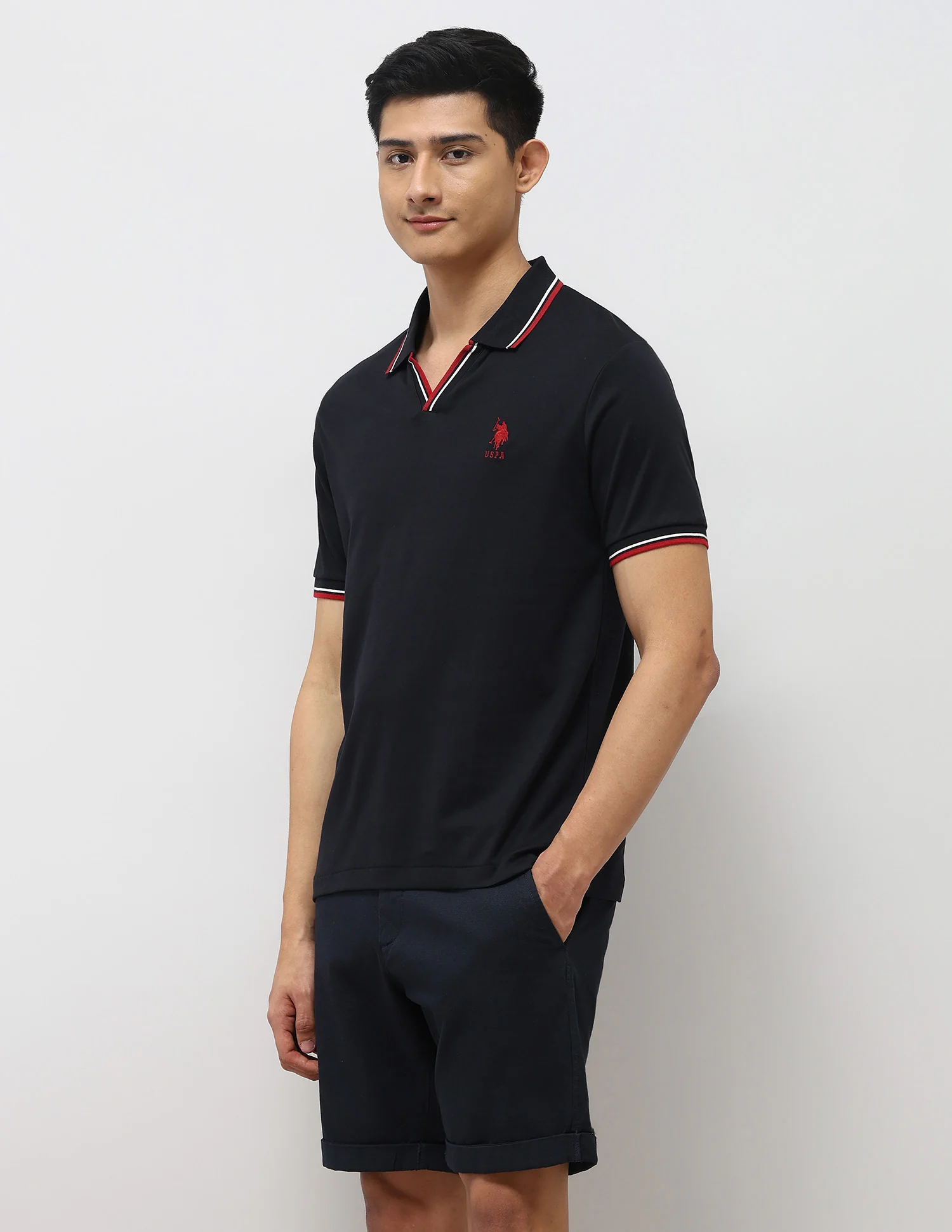 Pure Cotton Slim Fit Polo Shirt - Image 4