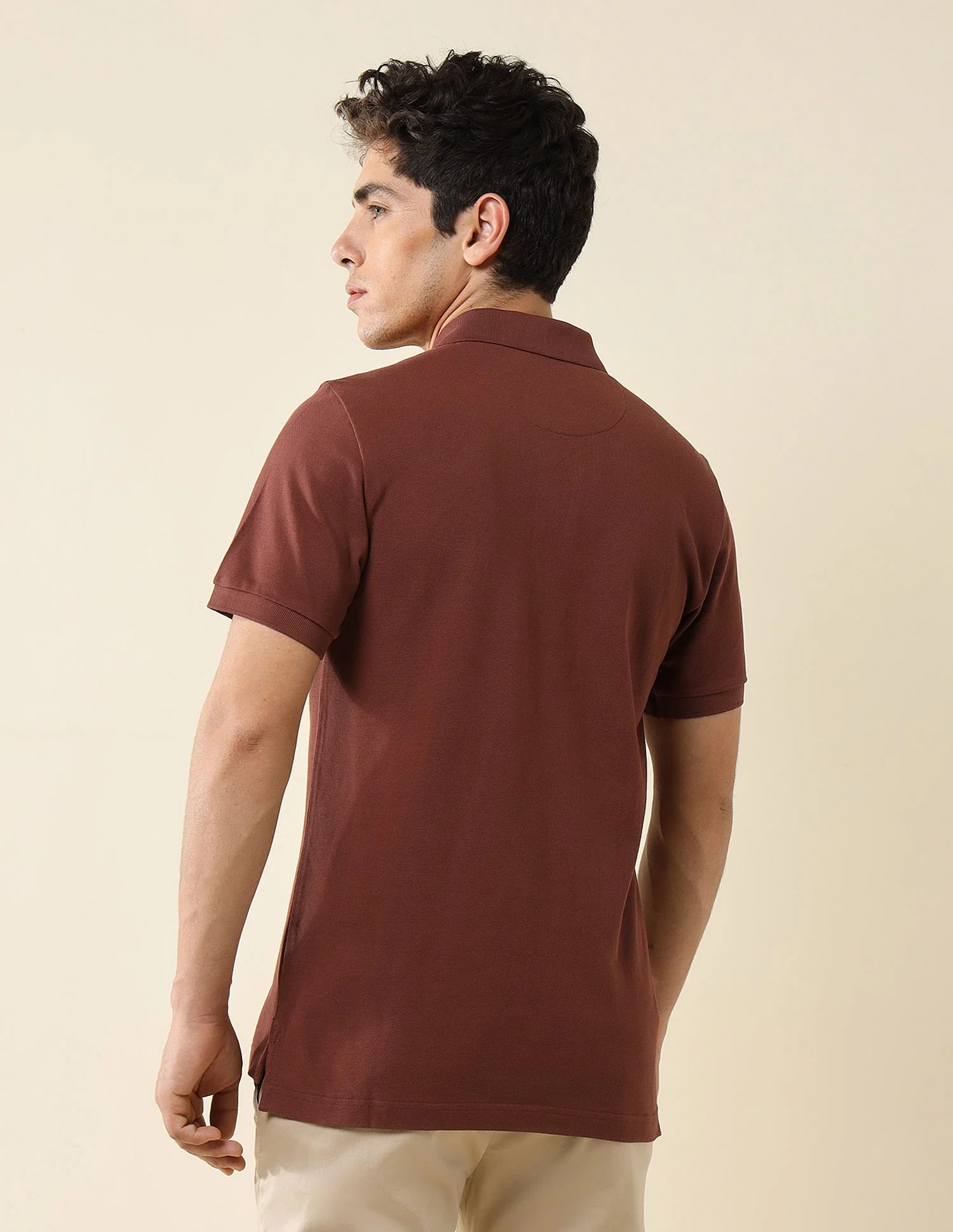 Pure Cotton Slim Fit Polo Shirt - Image 5