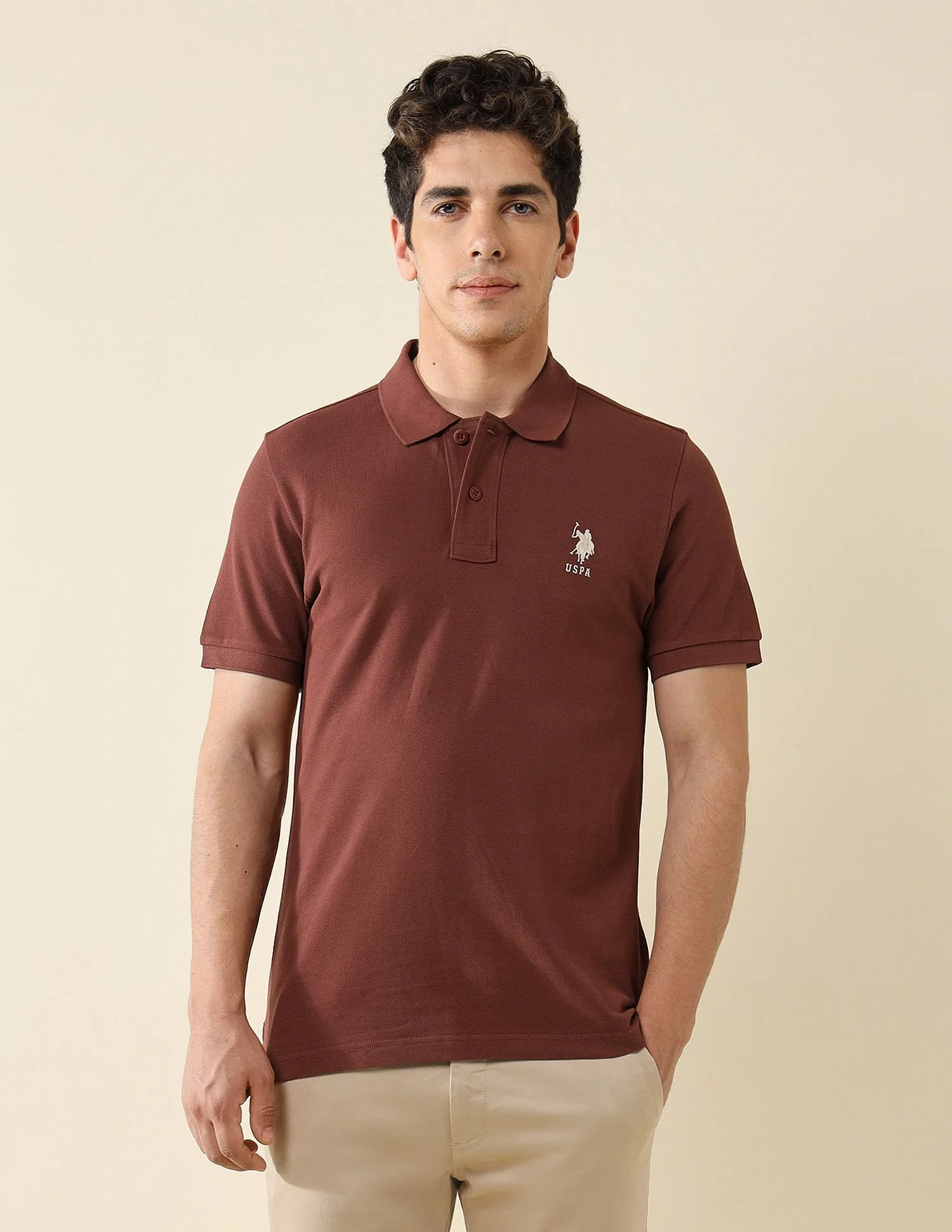Pure Cotton Slim Fit Polo Shirt - Image 6