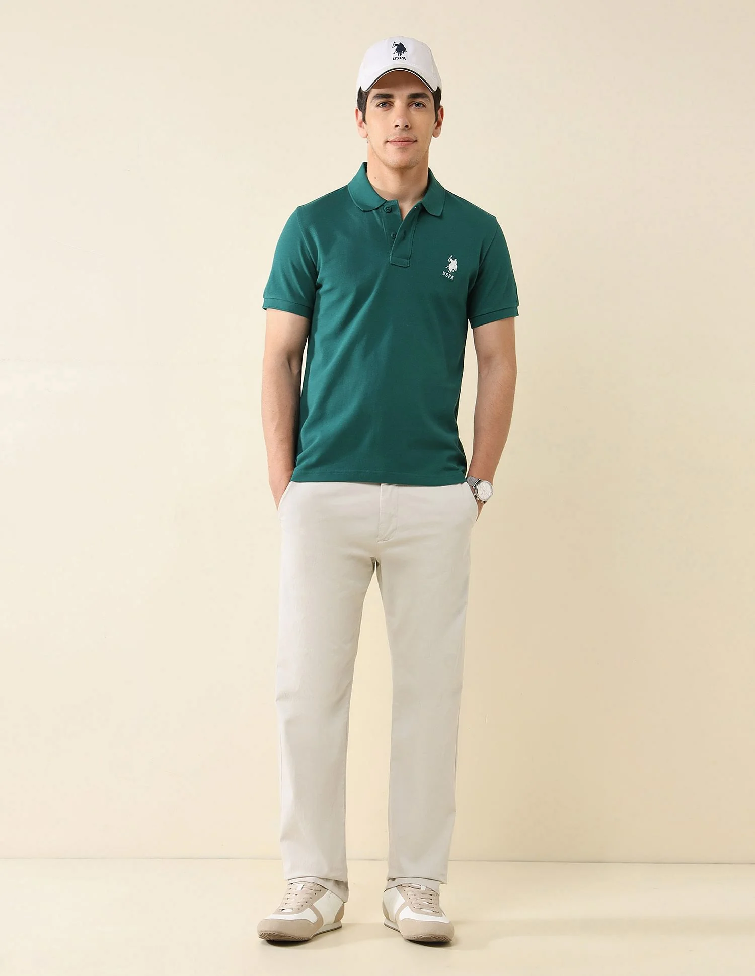 Pure Cotton Slim Fit Polo Shirt - Image 3