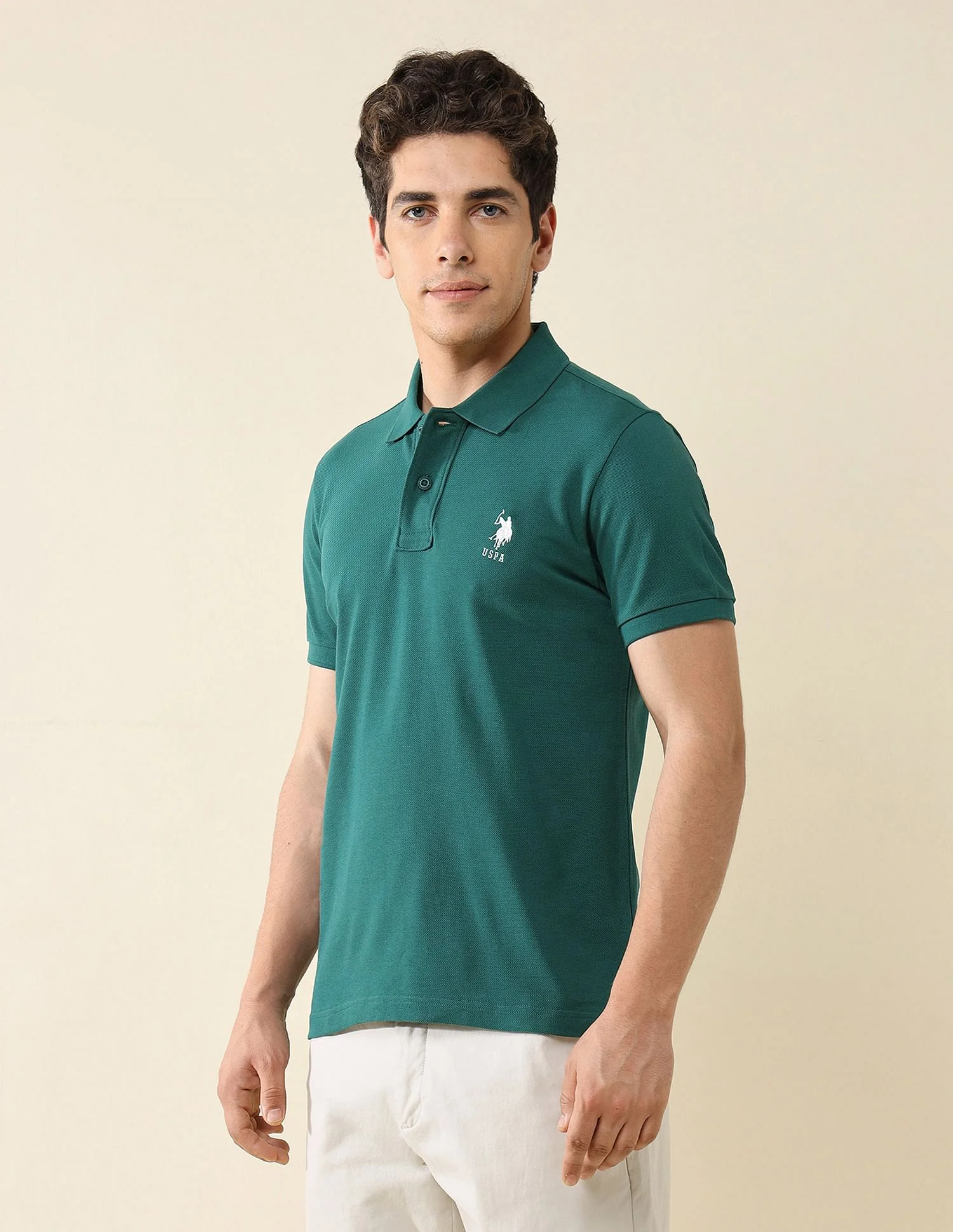 Pure Cotton Slim Fit Polo Shirt - Image 4