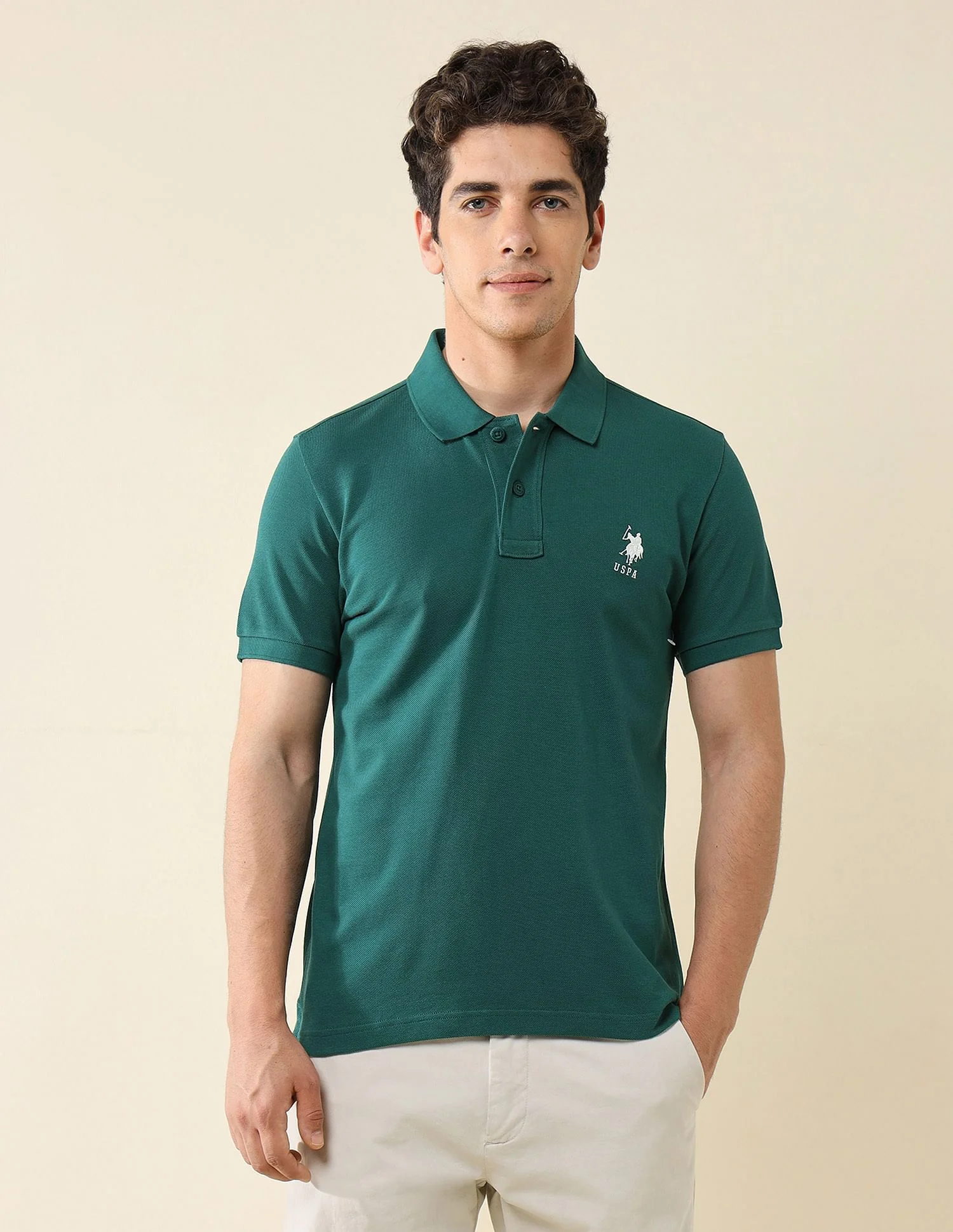 Pure Cotton Slim Fit Polo Shirt - Image 6