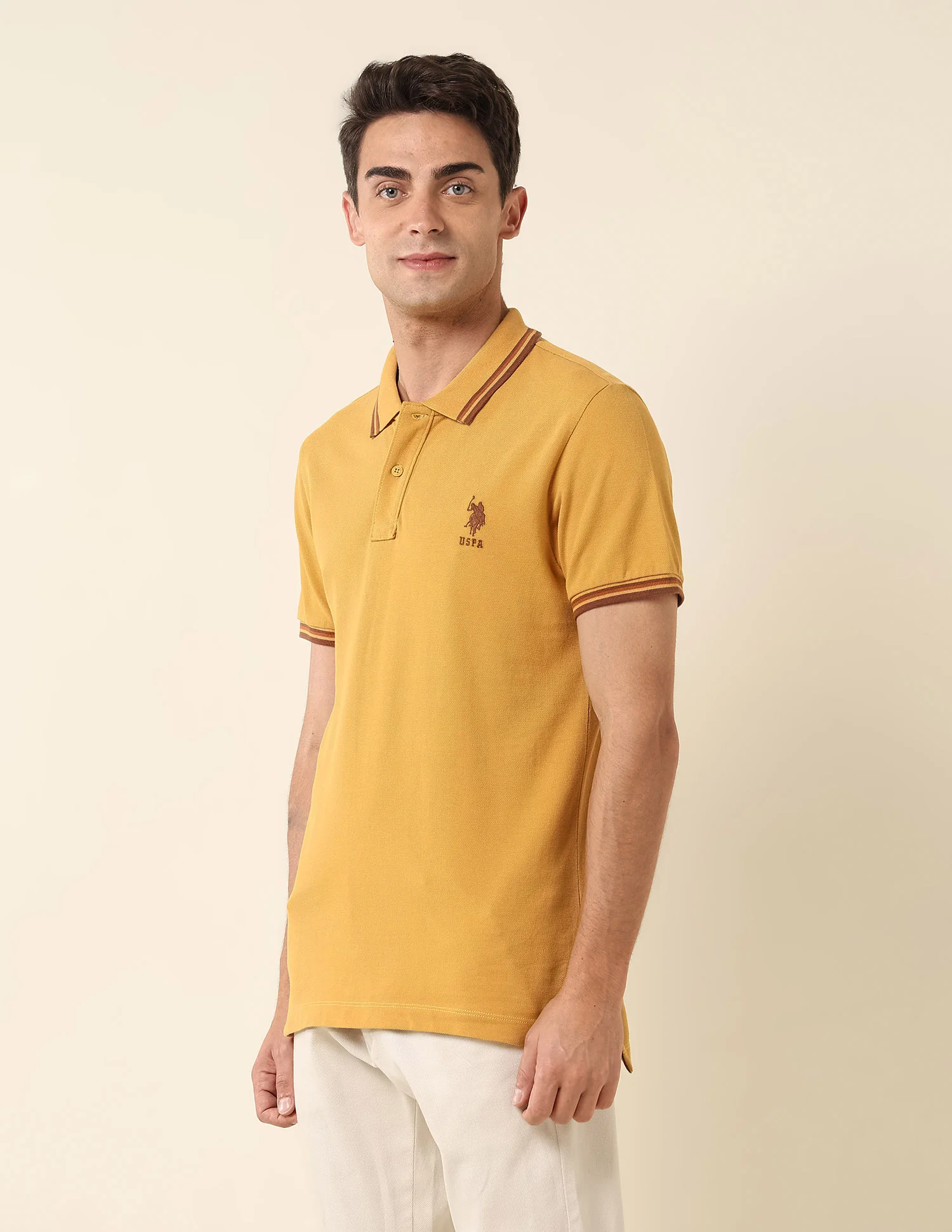 Pure Cotton Slim Fit Polo Shirt - Image 4