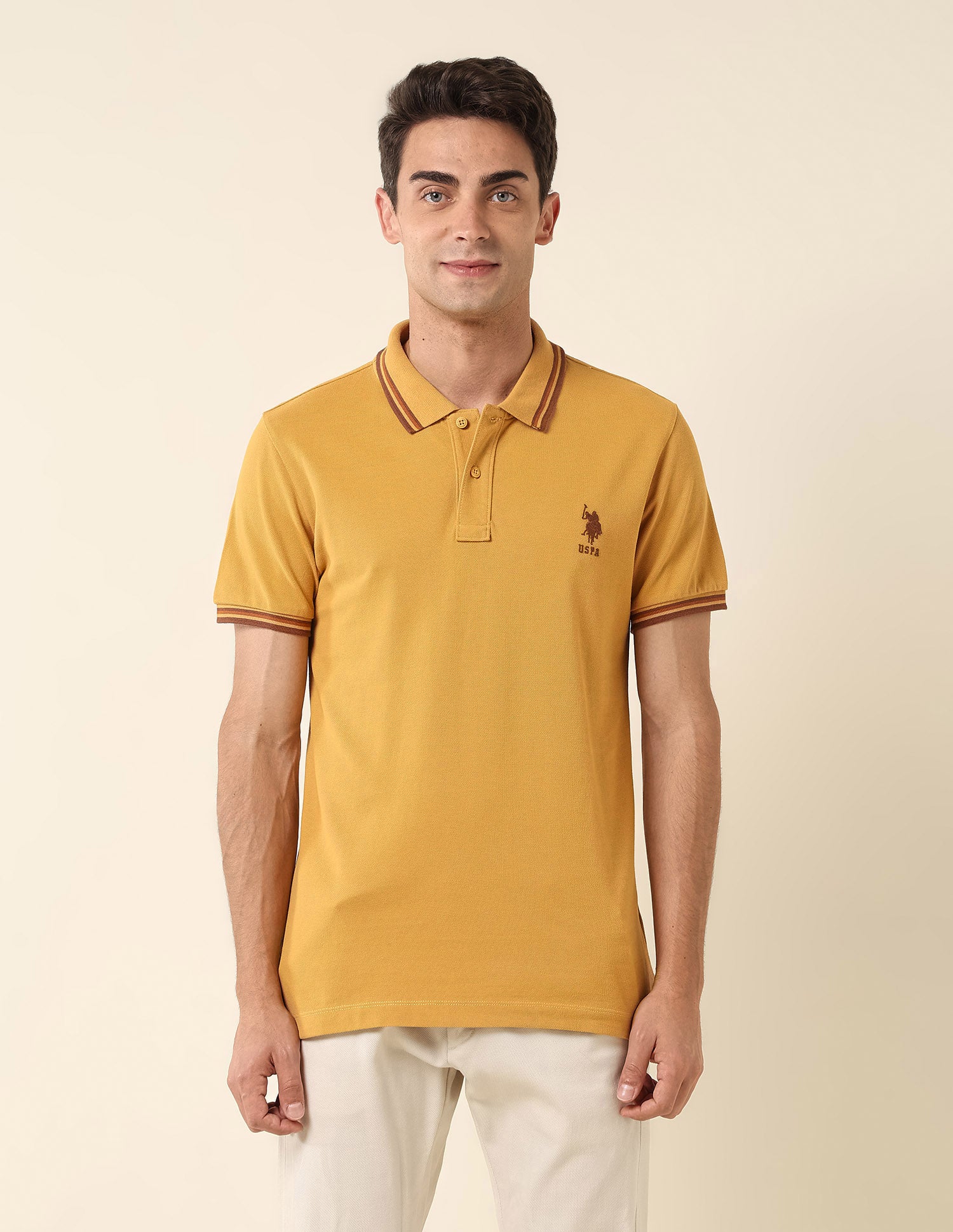 Pure Cotton Slim Fit Polo Shirt - Image 6