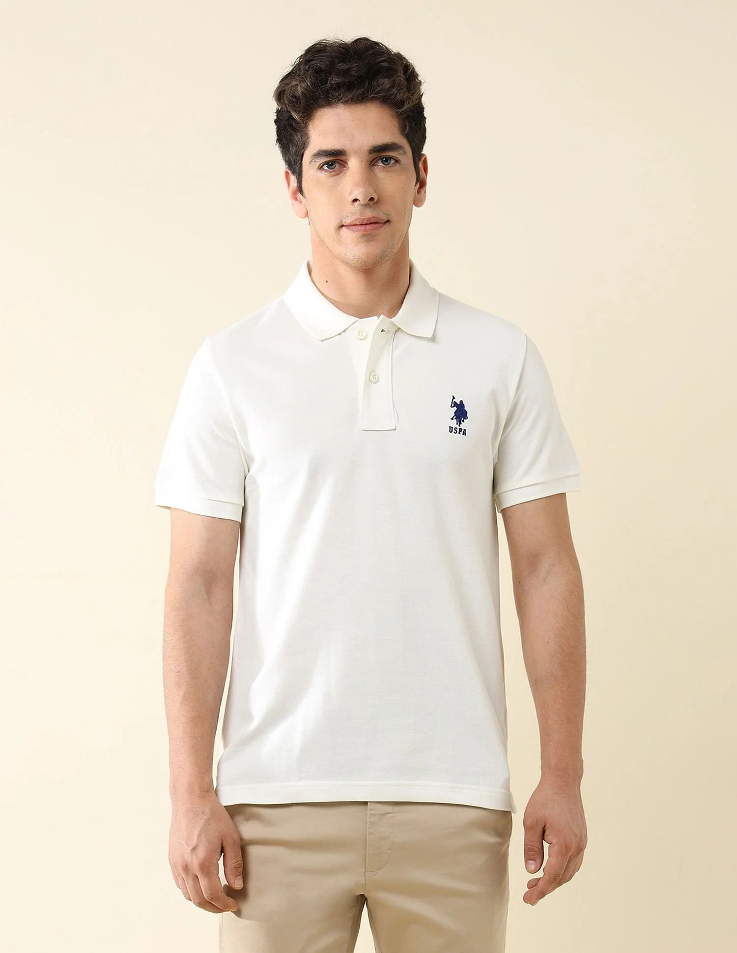 Pure Cotton Slim Fit Polo Shirt - Image 6