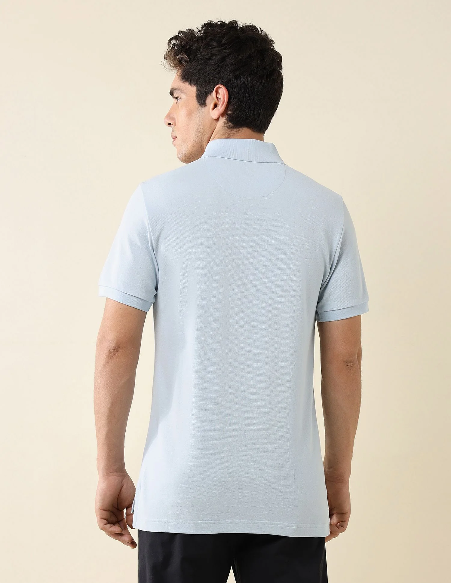 Pure Cotton Slim Fit Polo Shirt - Image 5