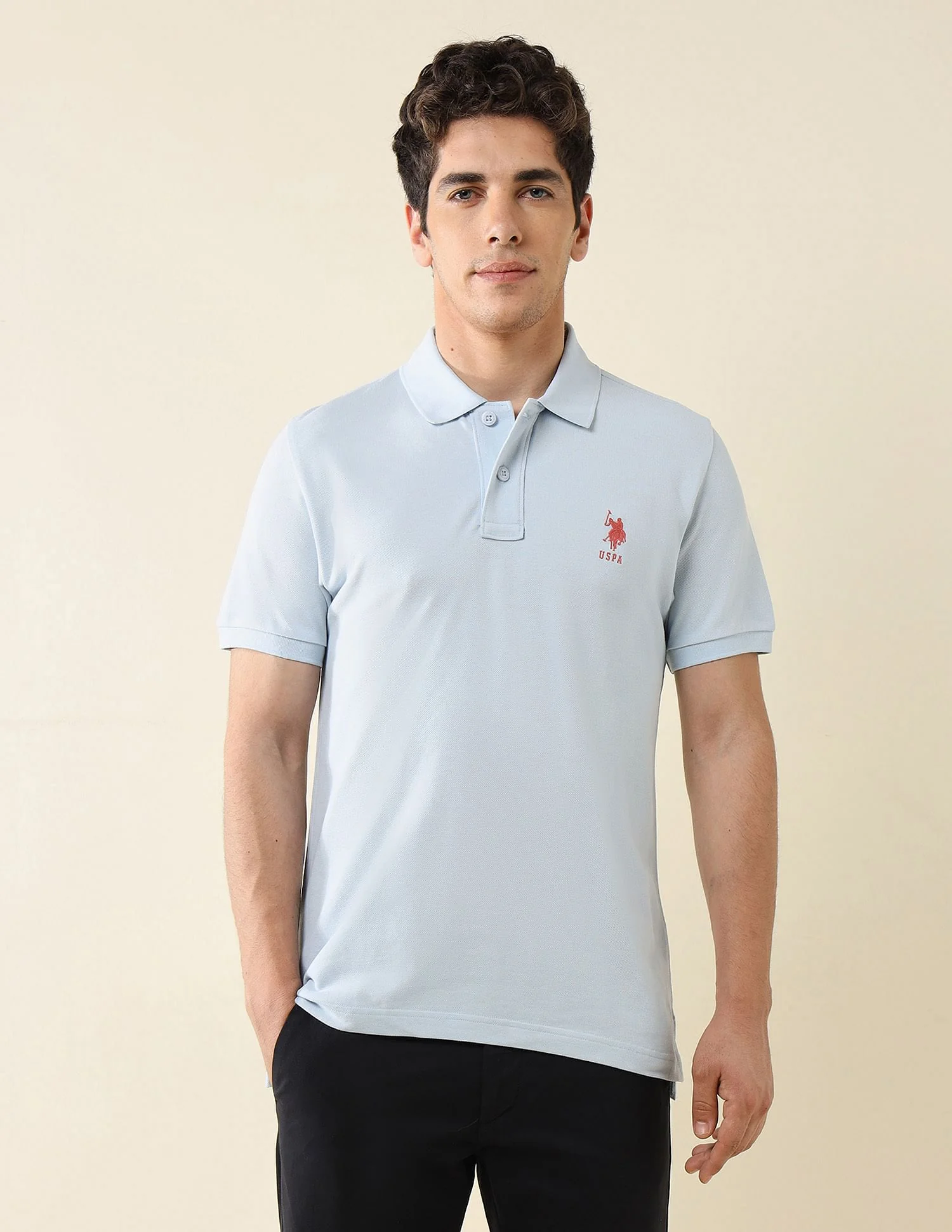 Pure Cotton Slim Fit Polo Shirt - Image 6