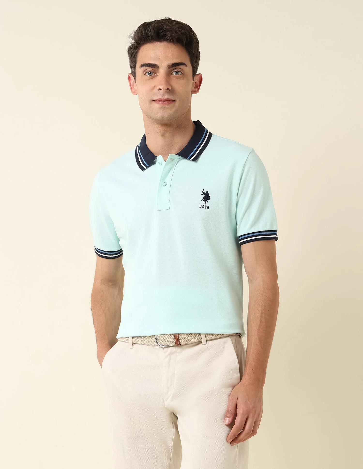 Pure Cotton Slim Fit Polo Shirt