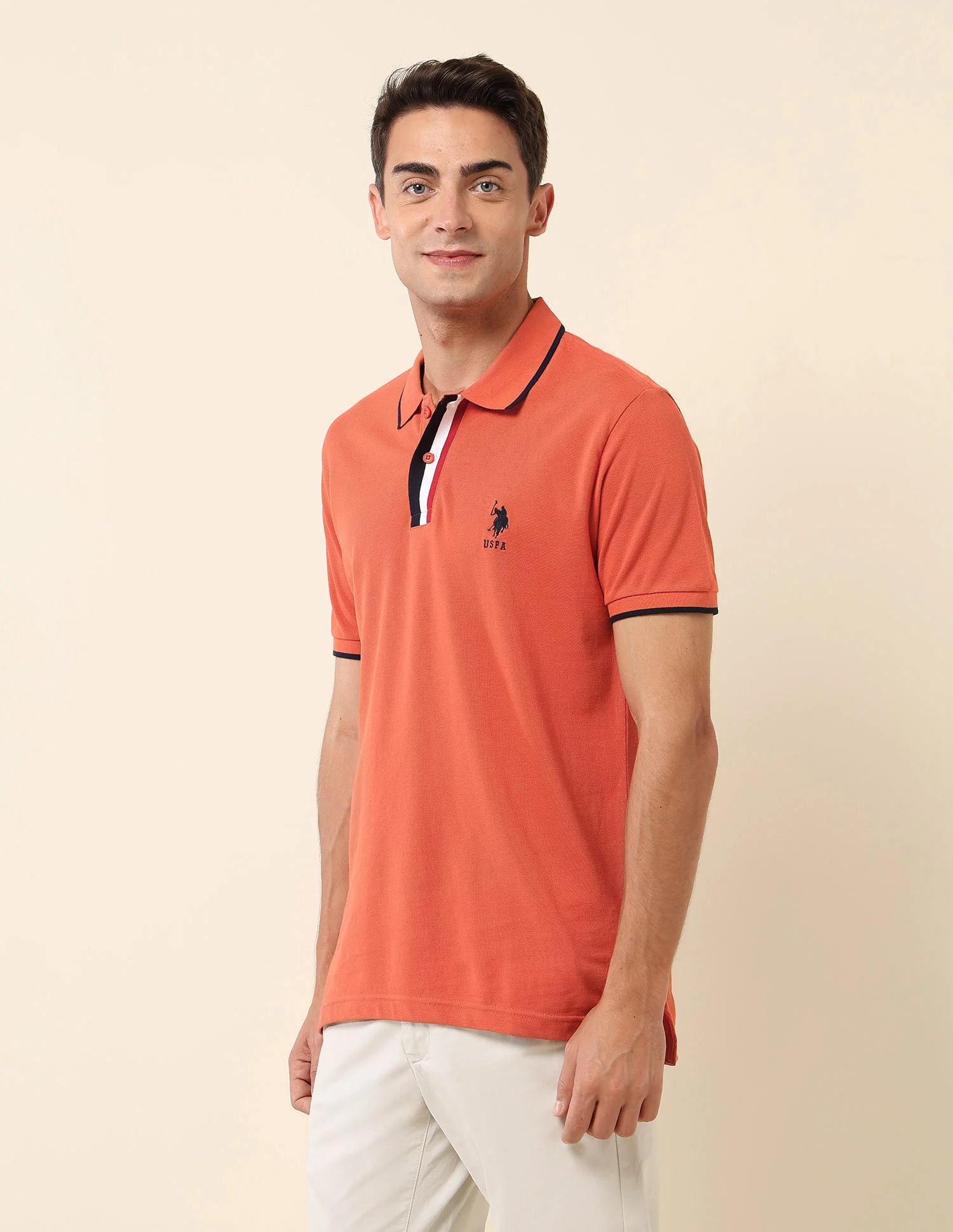 Pure Cotton Slim Fit Polo Shirt - Image 4