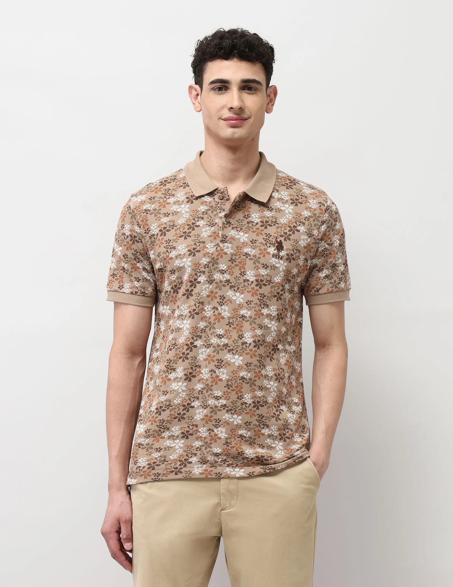 Pure Cotton Slim Fit Polo Shirt - Image 6
